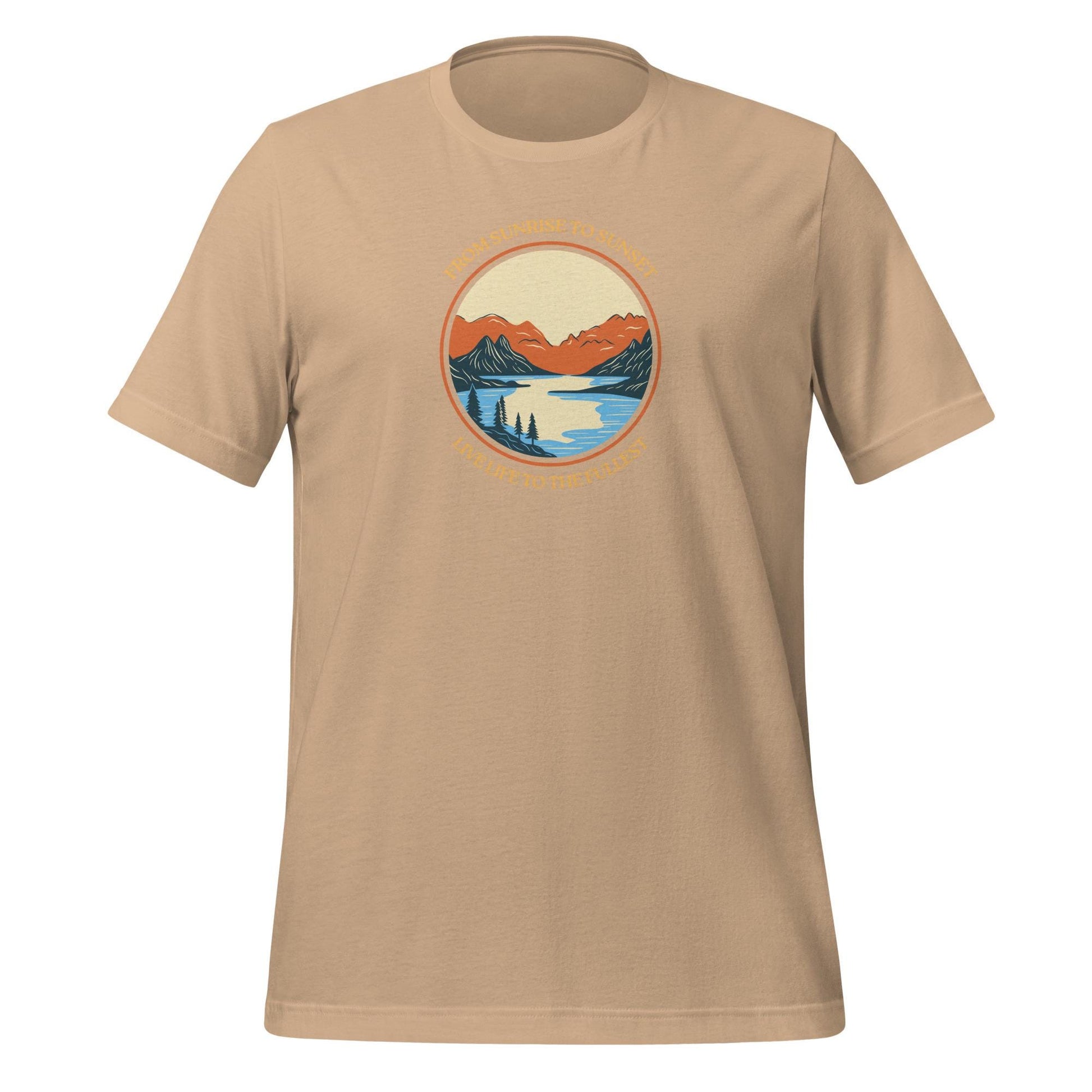 Sunrise to Sunset | Outdoor Graphic Tee | Inspirational Nature Shirt | Nature Lovers Apparel