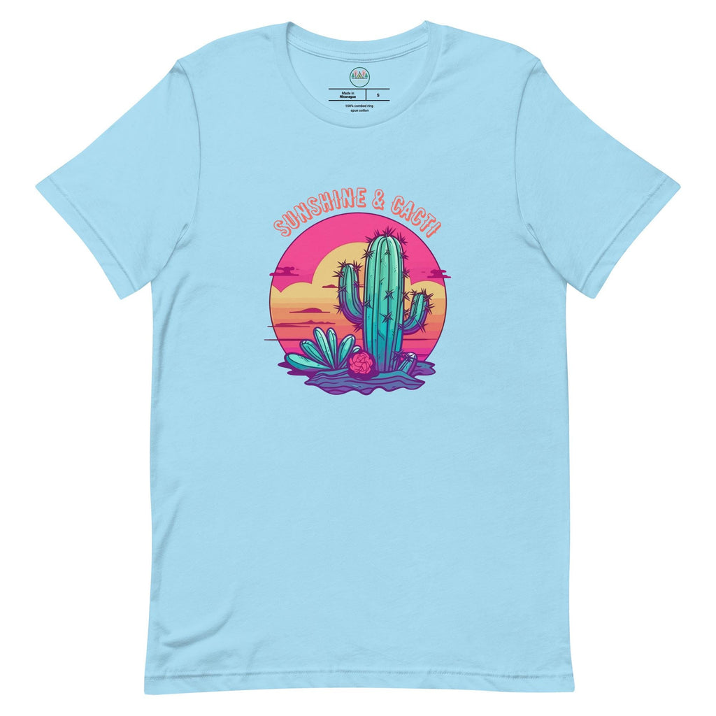 Sunshine & Cacti | Cactus Lovers | Desert Scene Tee | Unisex Nature T-Shirt | Sunshine Lovers