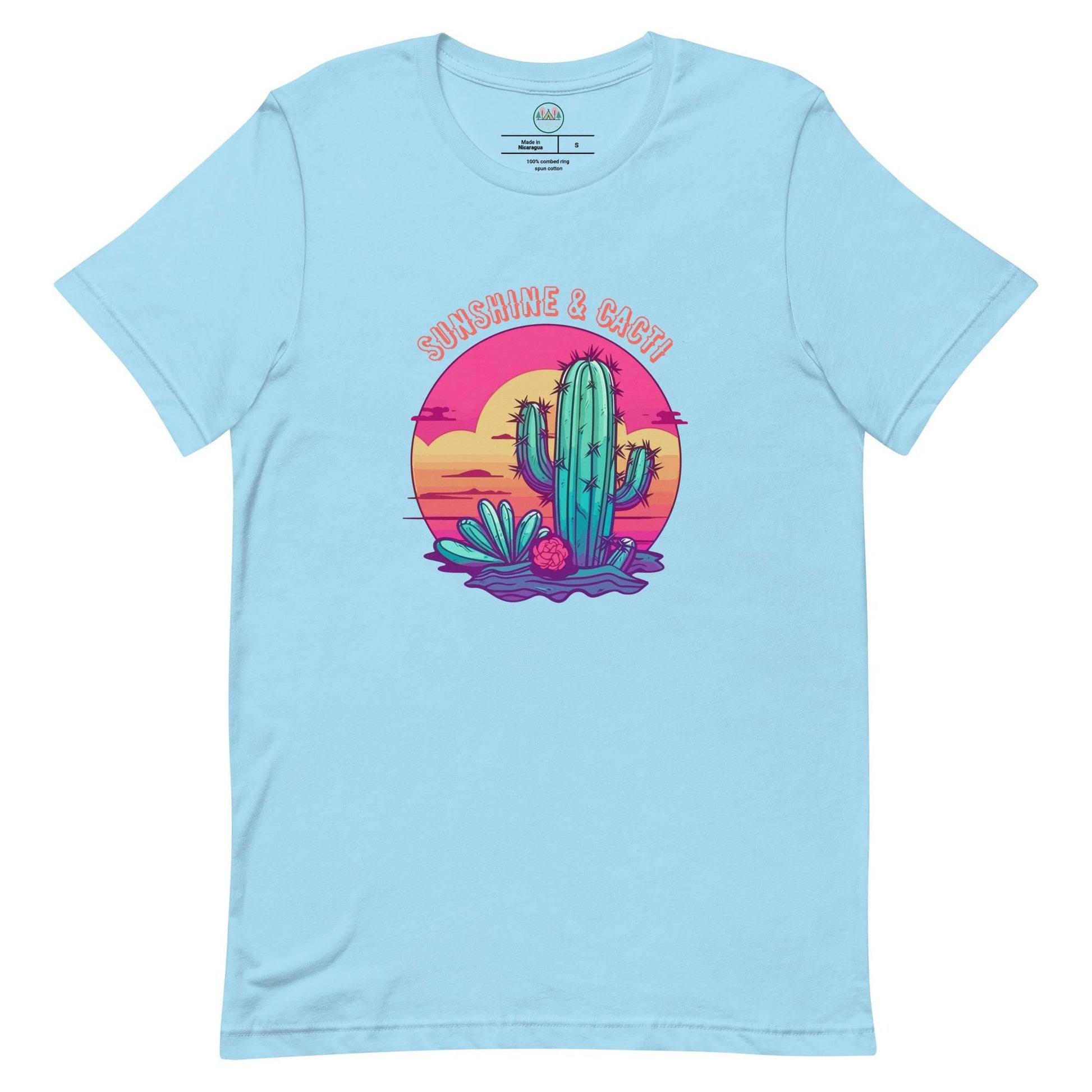 Sunshine & Cacti | Cactus Lovers | Desert Scene Tee | Unisex Nature T-Shirt | Sunshine Lovers