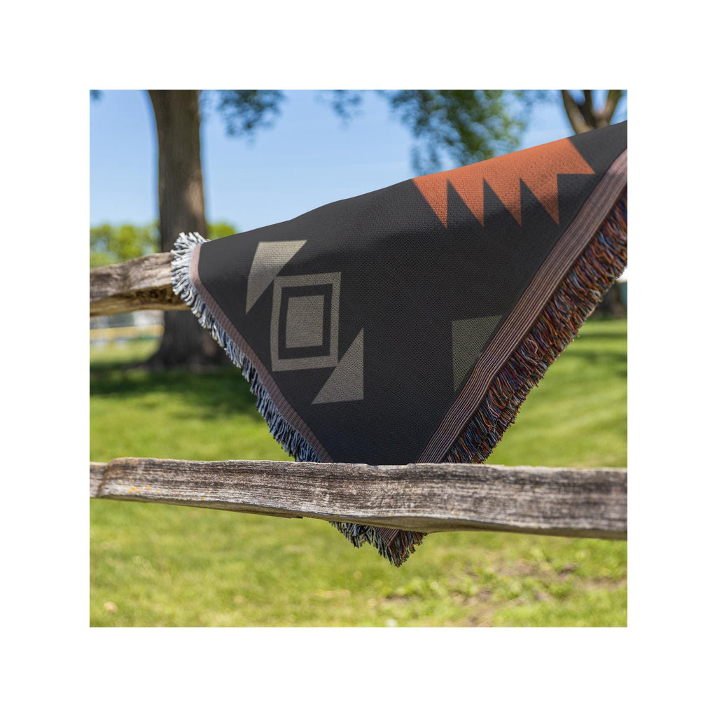 Southwestern Woven Throw | Geometric Pattern | Western Home Decor | Cozy Throw Blanket