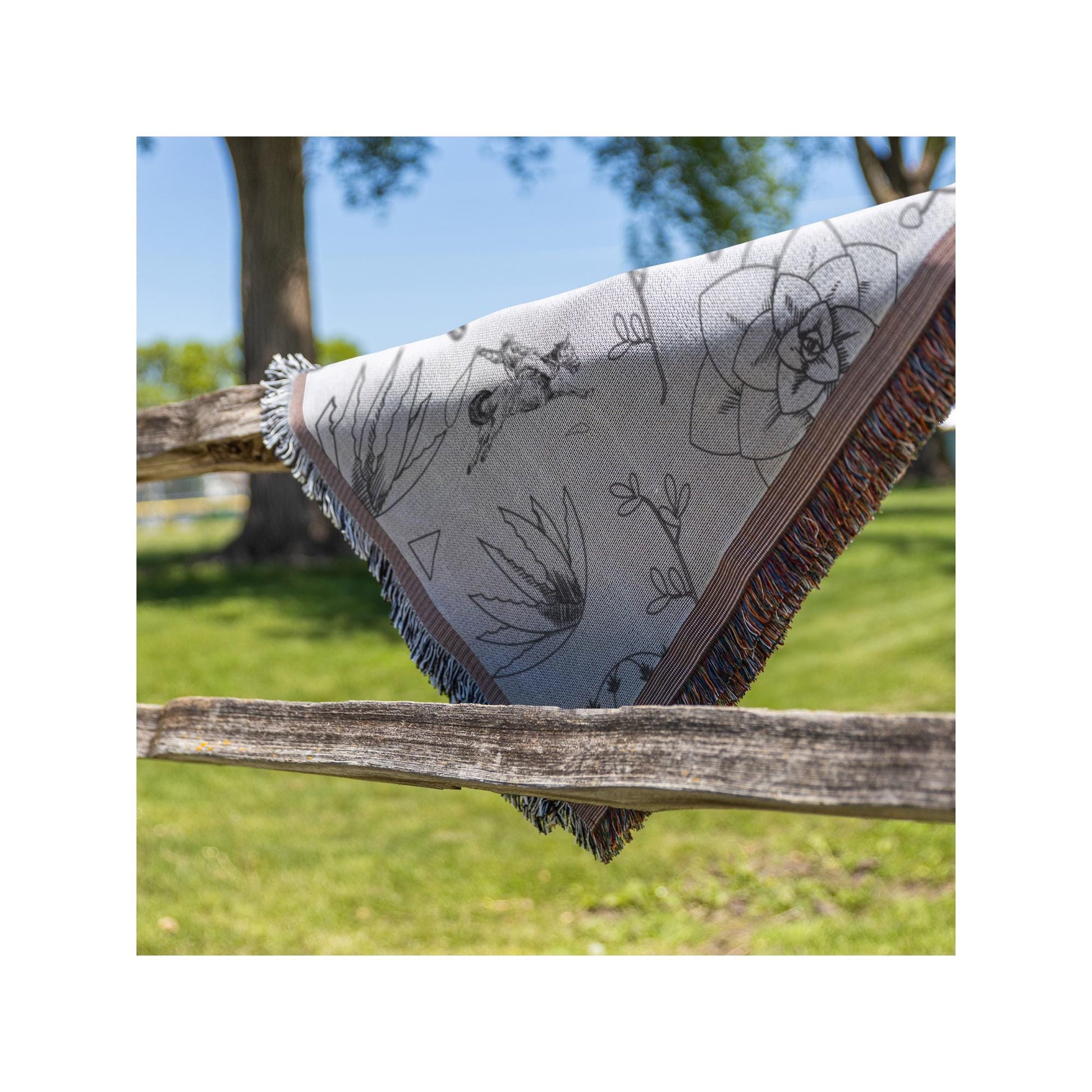 Cactus Western Throw | Cozy Boho Decor for Southwestern Eclectic Aesthetic | Warm Home Accent Piece