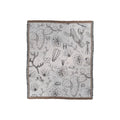 Cactus Western Throw | Cozy Boho Decor for Southwestern Eclectic Aesthetic | Warm Home Accent Piece