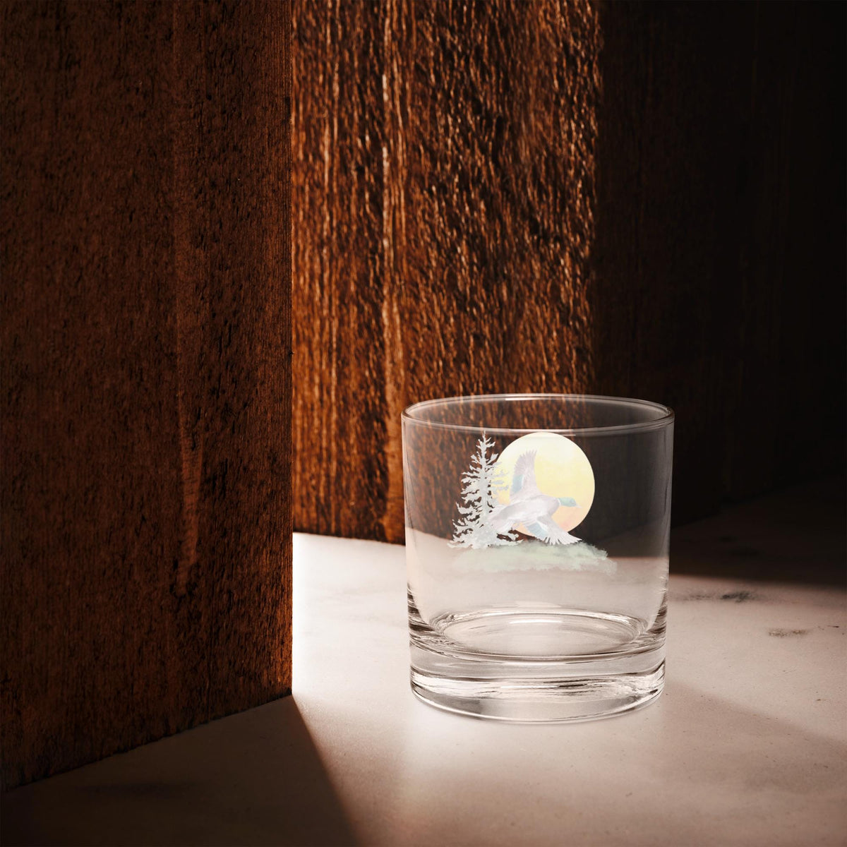 Mallard Duck | Rocks Glass | Cottagecore Glassware | Gift for Nature Lovers