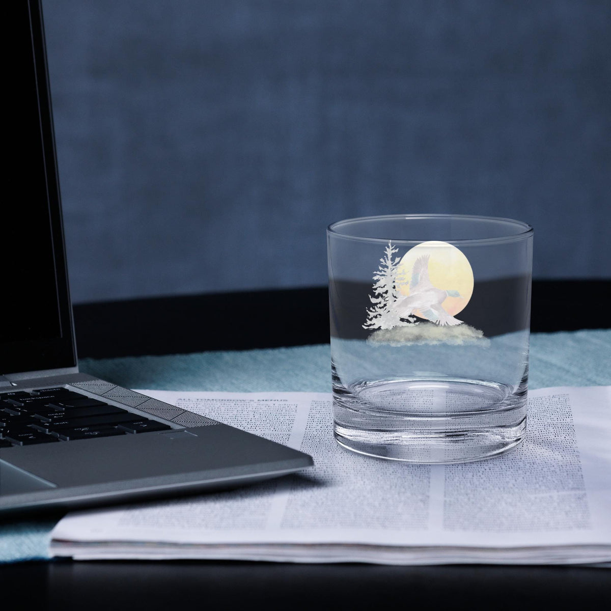 Mallard Duck | Rocks Glass | Cottagecore Glassware | Gift for Nature Lovers