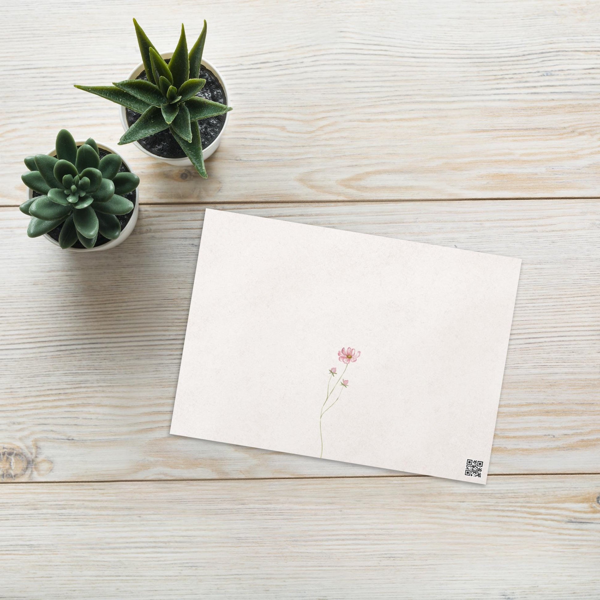 Watercolor Wildflowers Birthday Card | Nature Lovers Birthday | Cottagecore Card | Botanical Floral Print | Digital Download