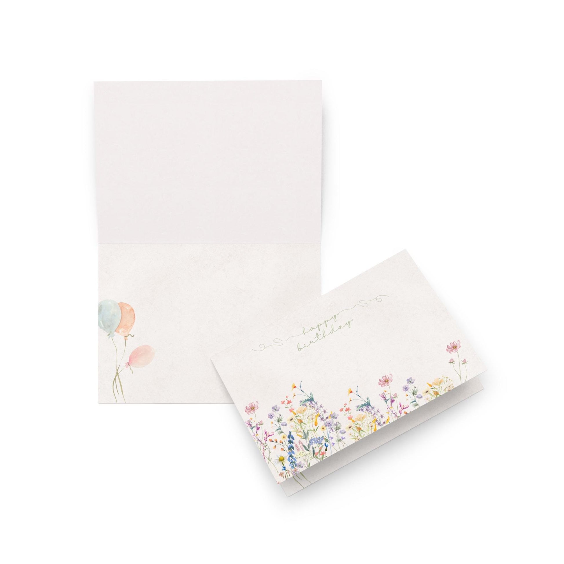 Watercolor Wildflowers Birthday Card | Nature Lovers Birthday | Cottagecore Card | Botanical Floral Print | Digital Download