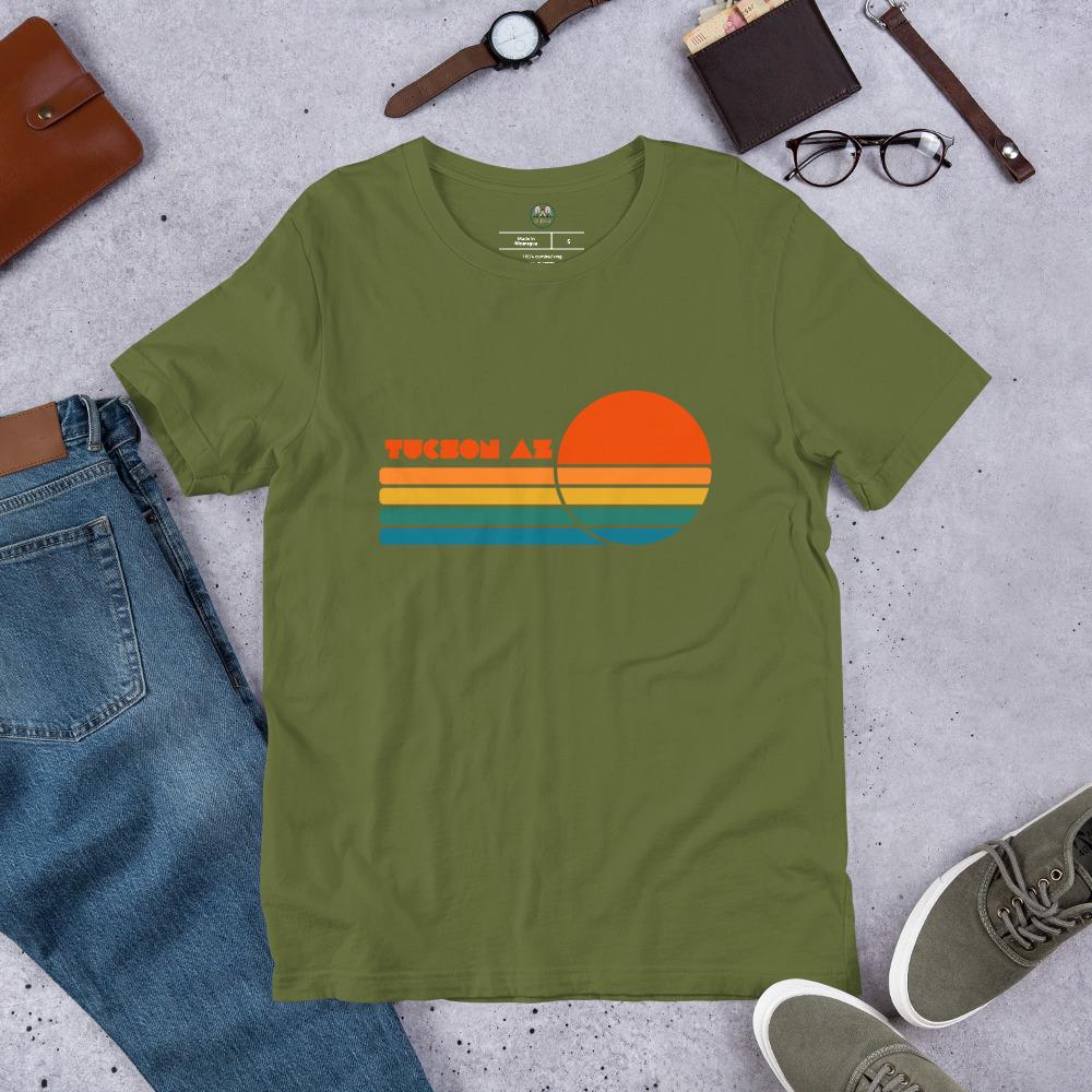Tucson AZ Sun Tee | Unisex T-Shirt | Local Love Design | Sunshine Shirt | Gift For Arizona Lovers | Desert Love Apparel