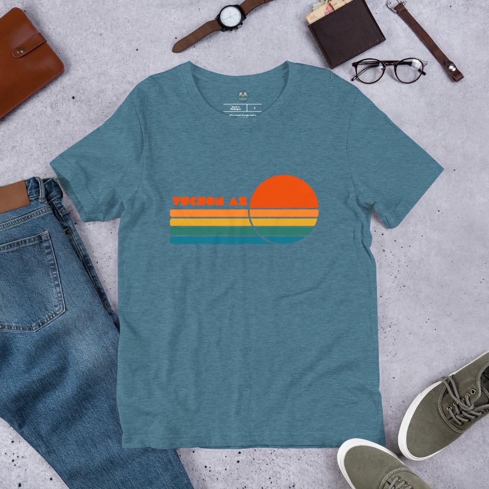 Tucson AZ Sun Tee | Unisex T-Shirt | Local Love Design | Sunshine Shirt | Gift For Arizona Lovers | Desert Love Apparel