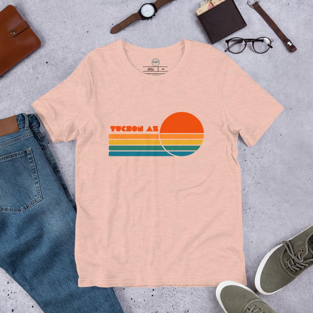 Tucson AZ Sun Tee | Unisex T-Shirt | Local Love Design | Sunshine Shirt | Gift For Arizona Lovers | Desert Love Apparel