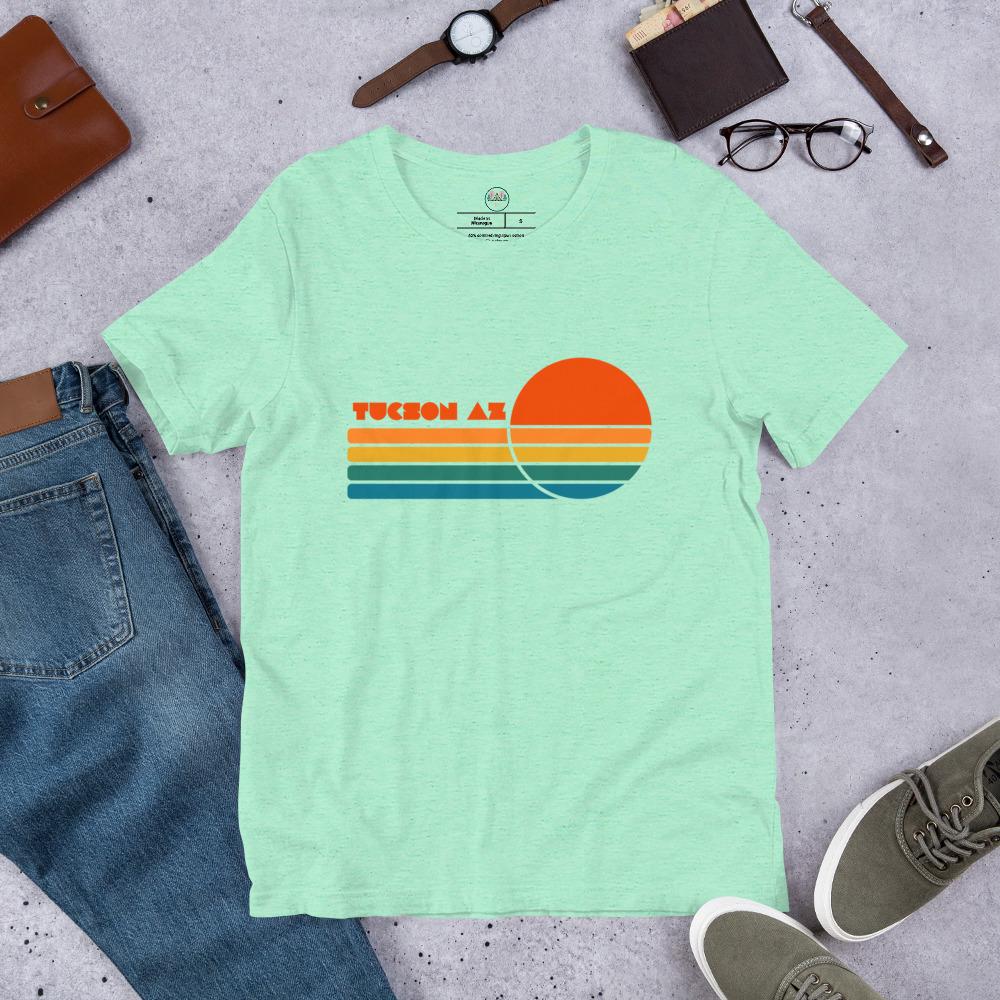 Tucson AZ Sun Tee | Unisex T-Shirt | Local Love Design | Sunshine Shirt | Gift For Arizona Lovers | Desert Love Apparel