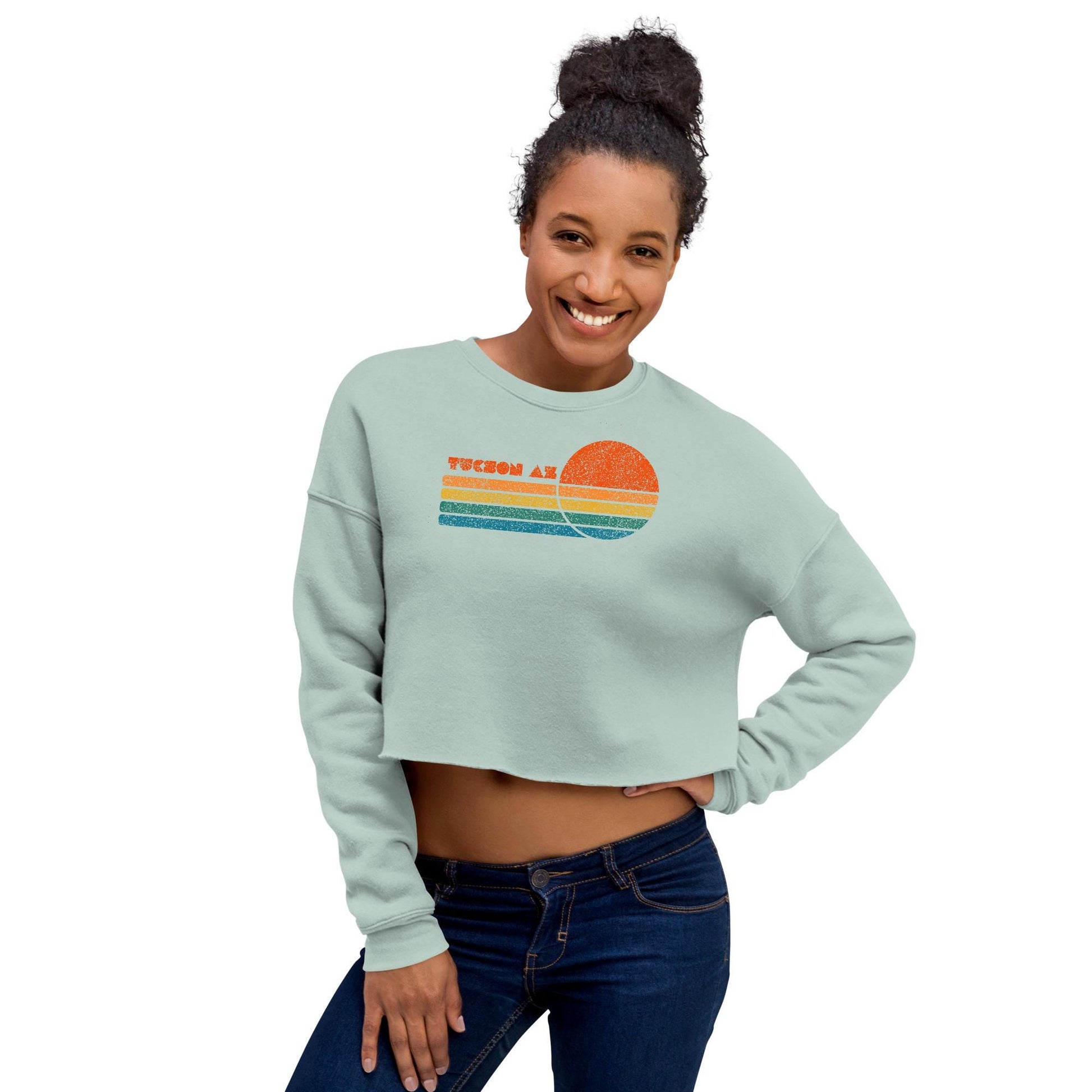 Tucson AZ Crop Sweatshirt | Local Love Design | Sunshine Sweatshirt