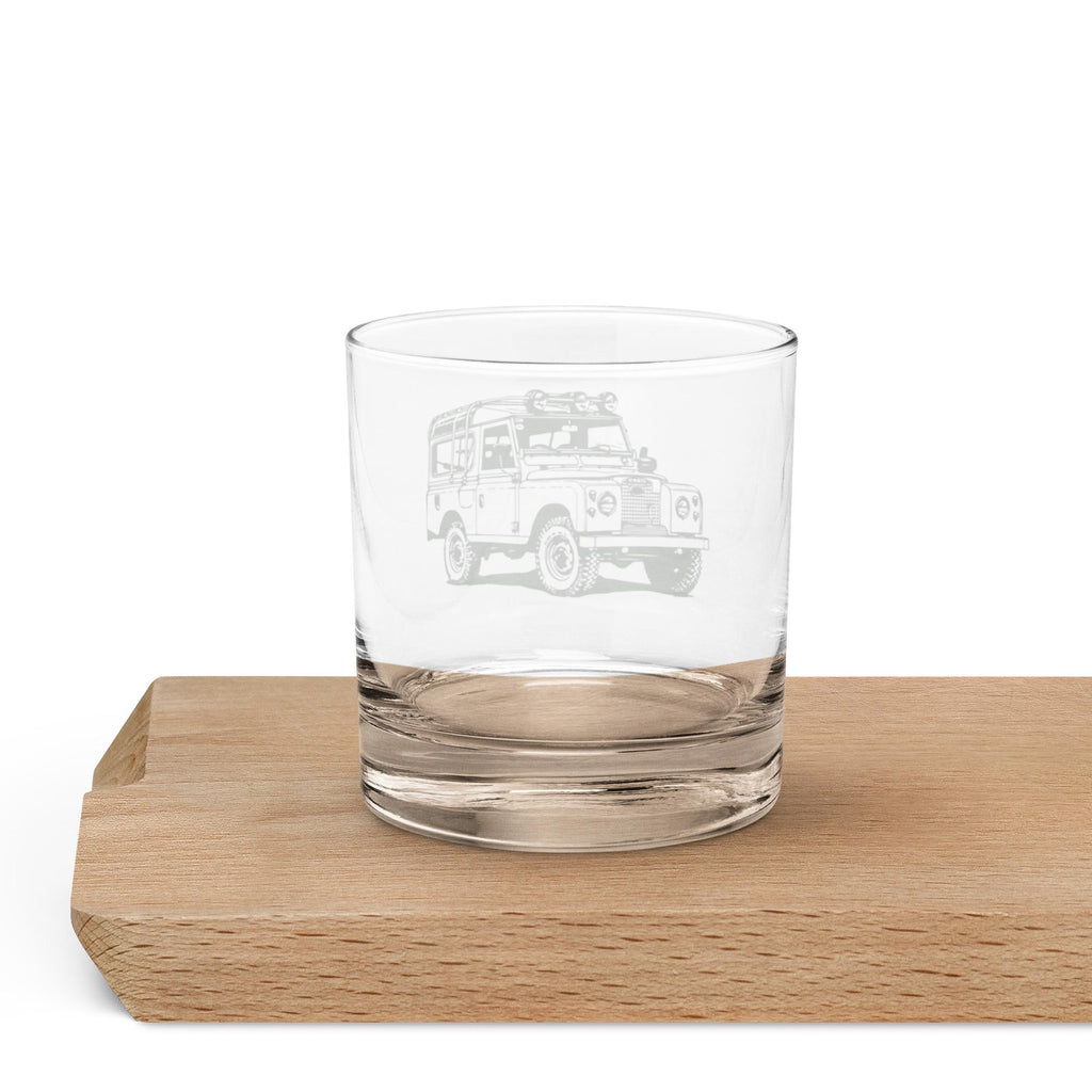 Series Rover Rocks Glass | Vintage Car Barware | Rover Lovers Drinkware | Unique Whisky Glass