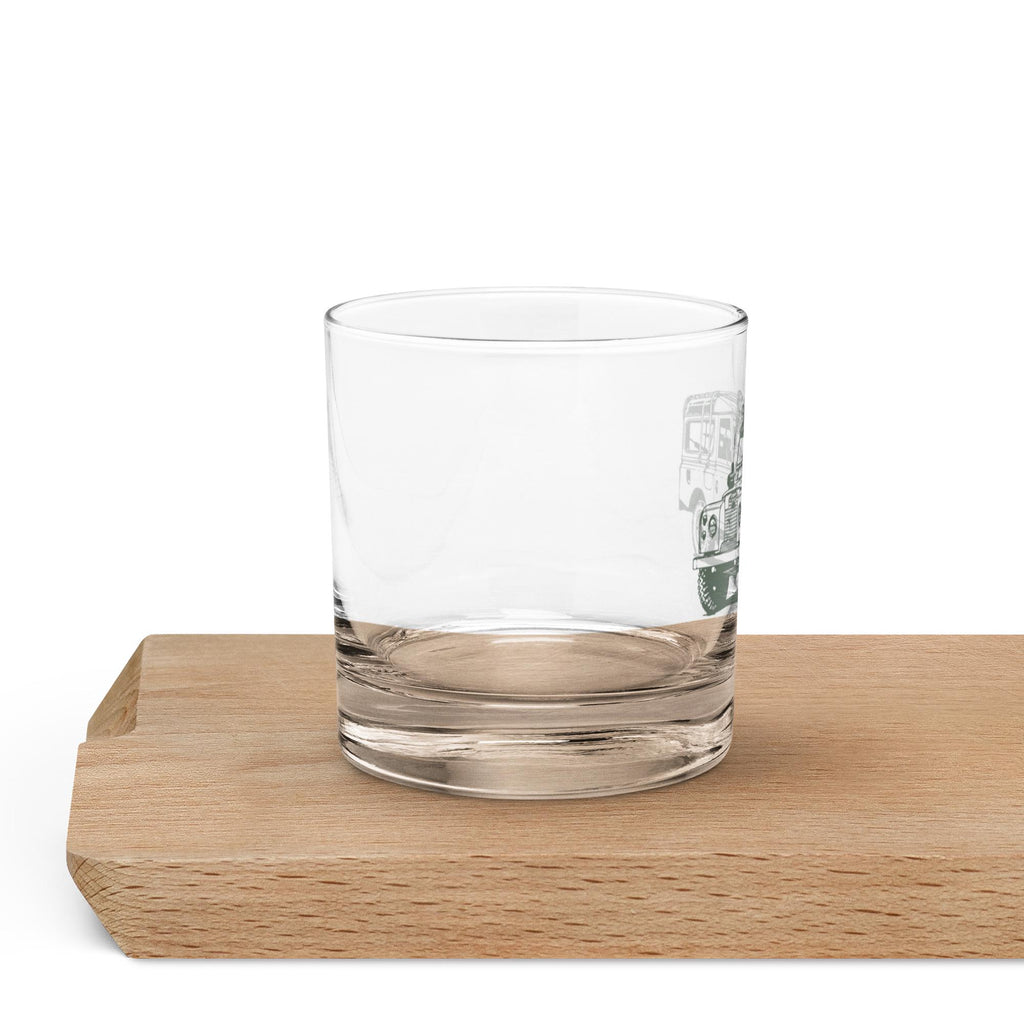 Series Rover Rocks Glass | Vintage Car Barware | Rover Lovers Drinkware | Unique Whisky Glass