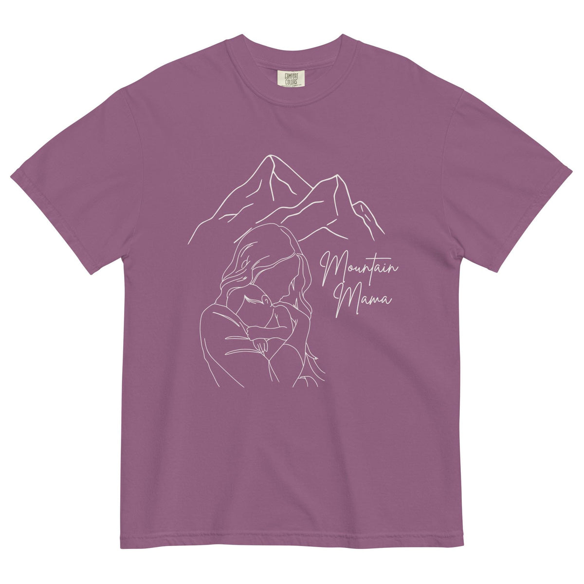 Mountain Mama Comfort Colors Tee | Motherhood Shirt for Nature Lovers & Mothers | Cute Eco-Friendly T-Shirt