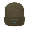 Range Rover Classic Ribbed Knit Beanie | Land Rover Gift | Cozy Winter Hat for Him & Her