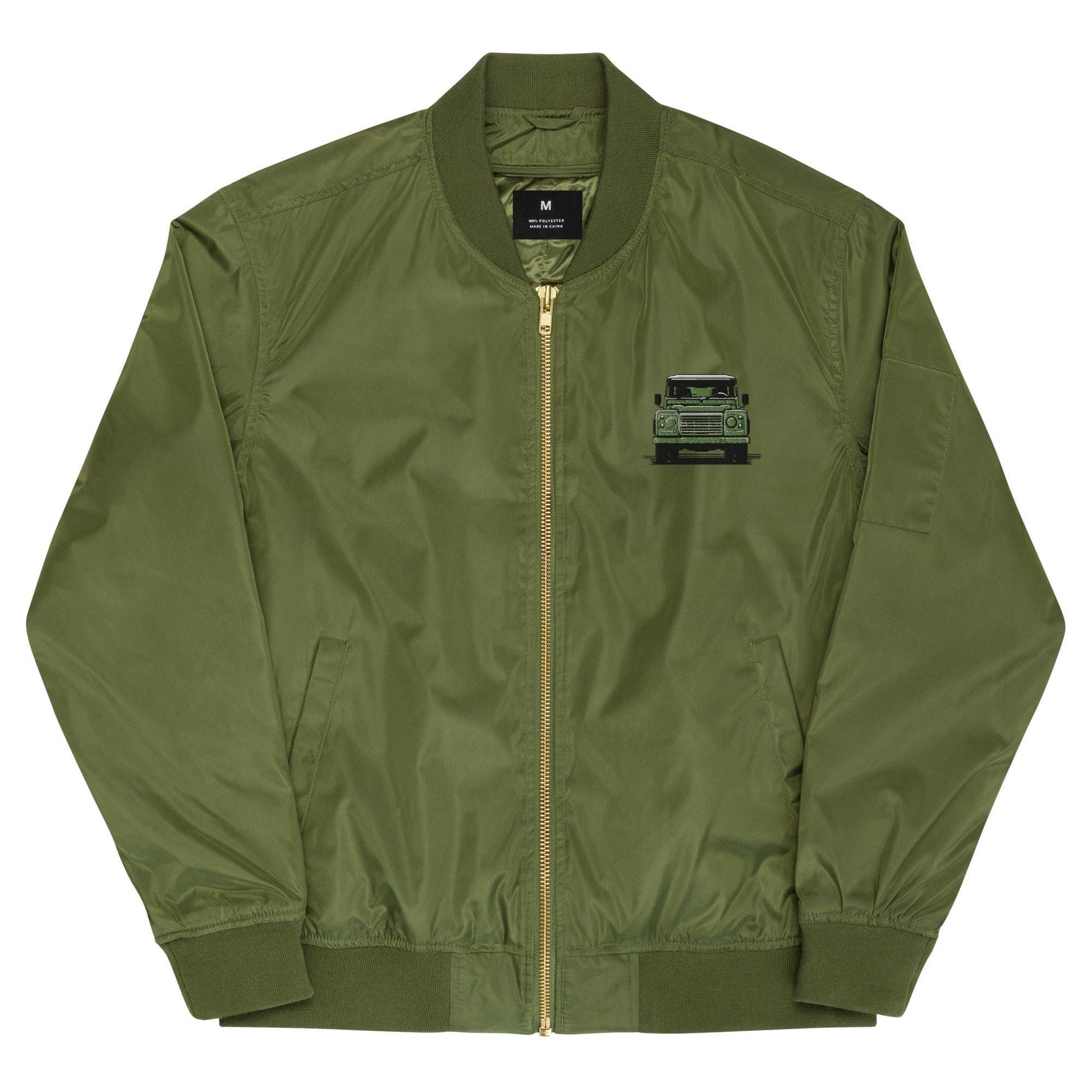 Land Rover Embroidered Bomber Jacket | Unisex Premium Recycled Jacket | Series Rover Fashion Outerwear & Gifts
