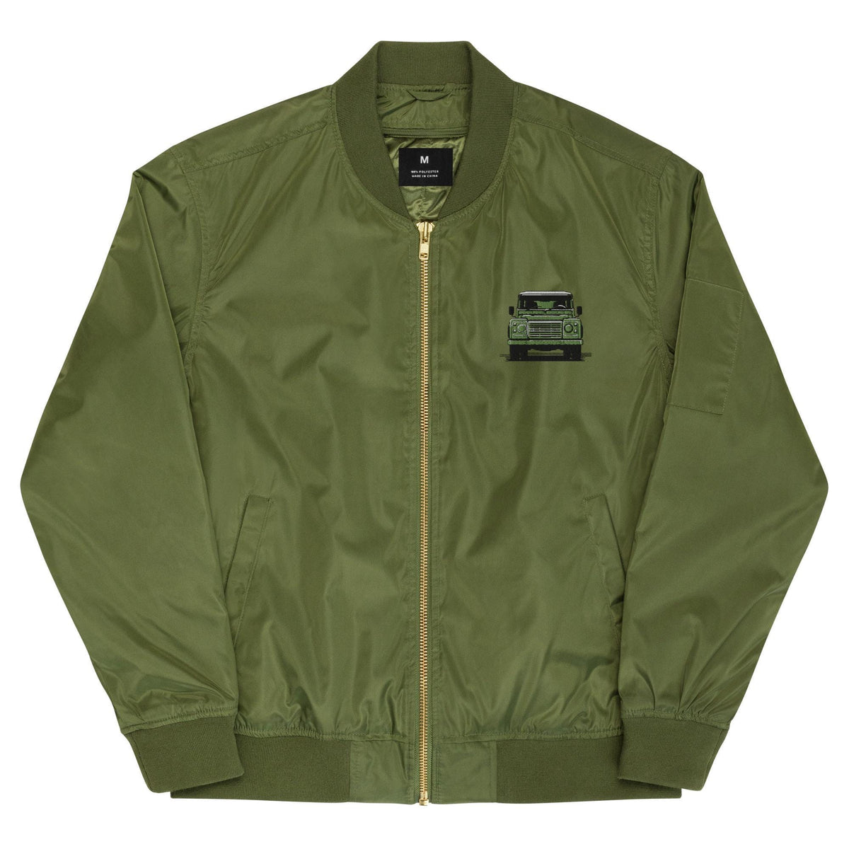 Land Rover Embroidered Bomber Jacket | Unisex Premium Recycled Jacket | Series Rover Fashion Outerwear & Gifts