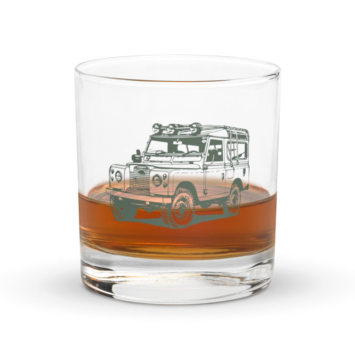 Series Rover Rocks Glass | Vintage Car Barware | Rover Lovers Drinkware | Unique Whisky Glass