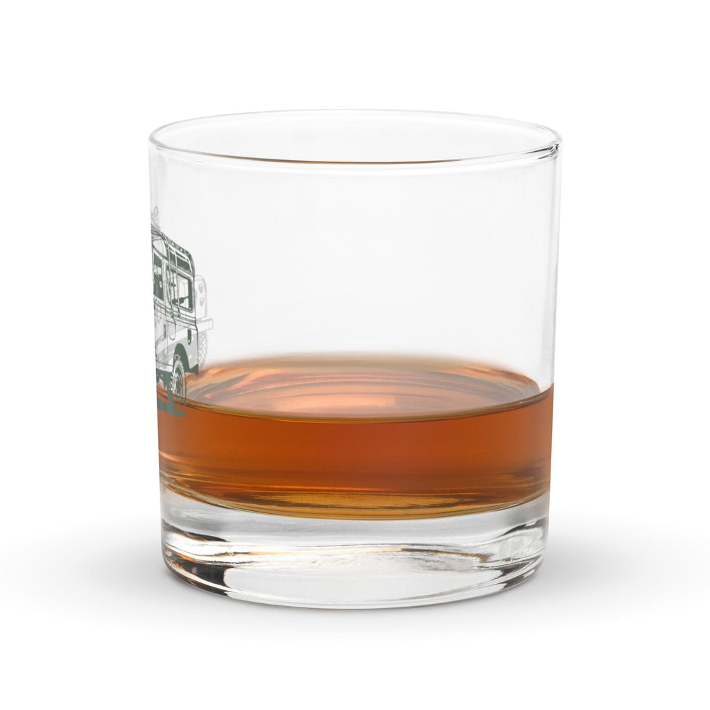 Series Rover Rocks Glass | Vintage Car Barware | Rover Lovers Drinkware | Unique Whisky Glass