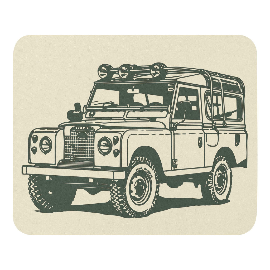Series Rover Mouse Pad | Vintage Car Tech Accessory | Stylish Rover Decor for Home & Office
