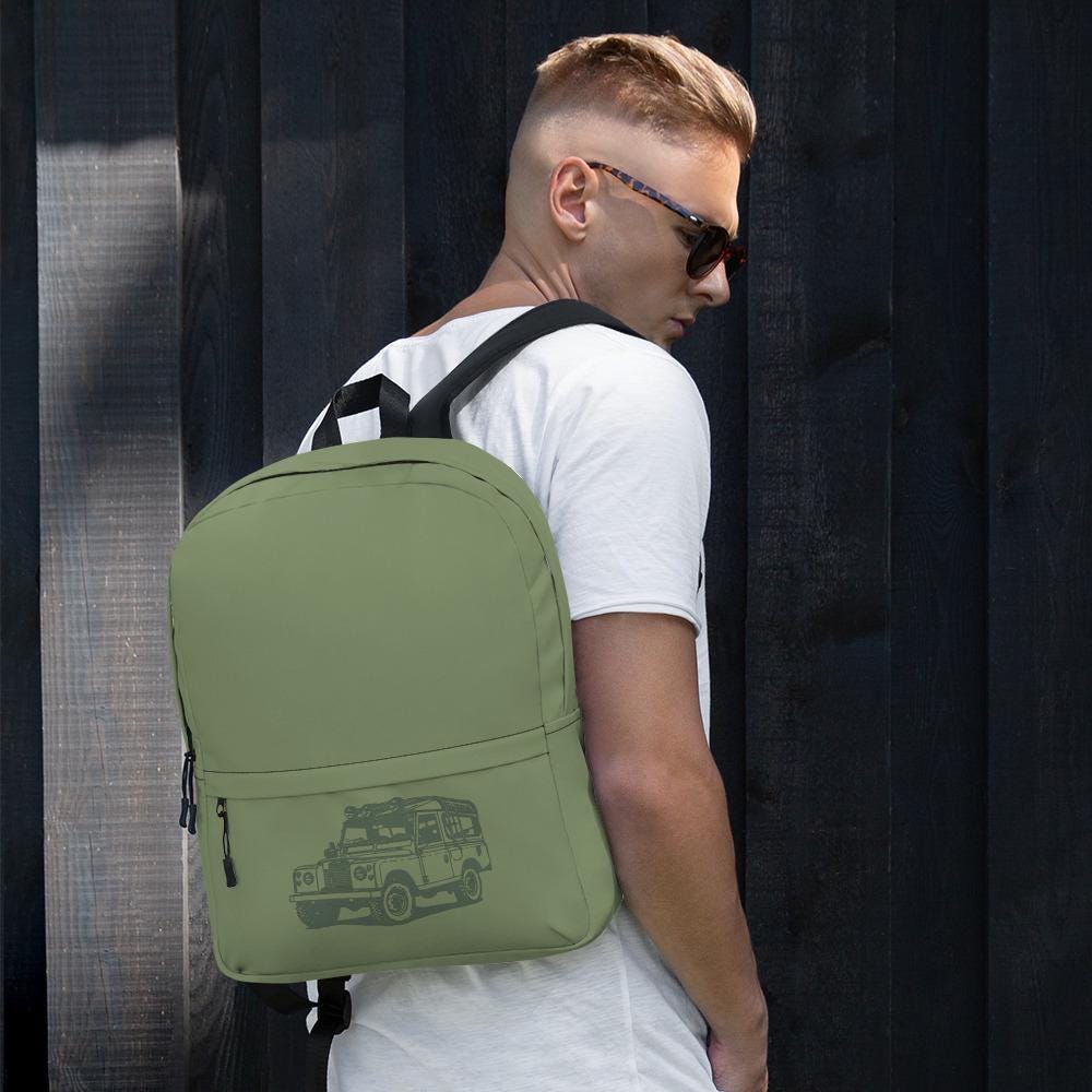 Series Rover Backpack | Land Rover Gear | Vintage Car Accessories | Unique Gift Idea