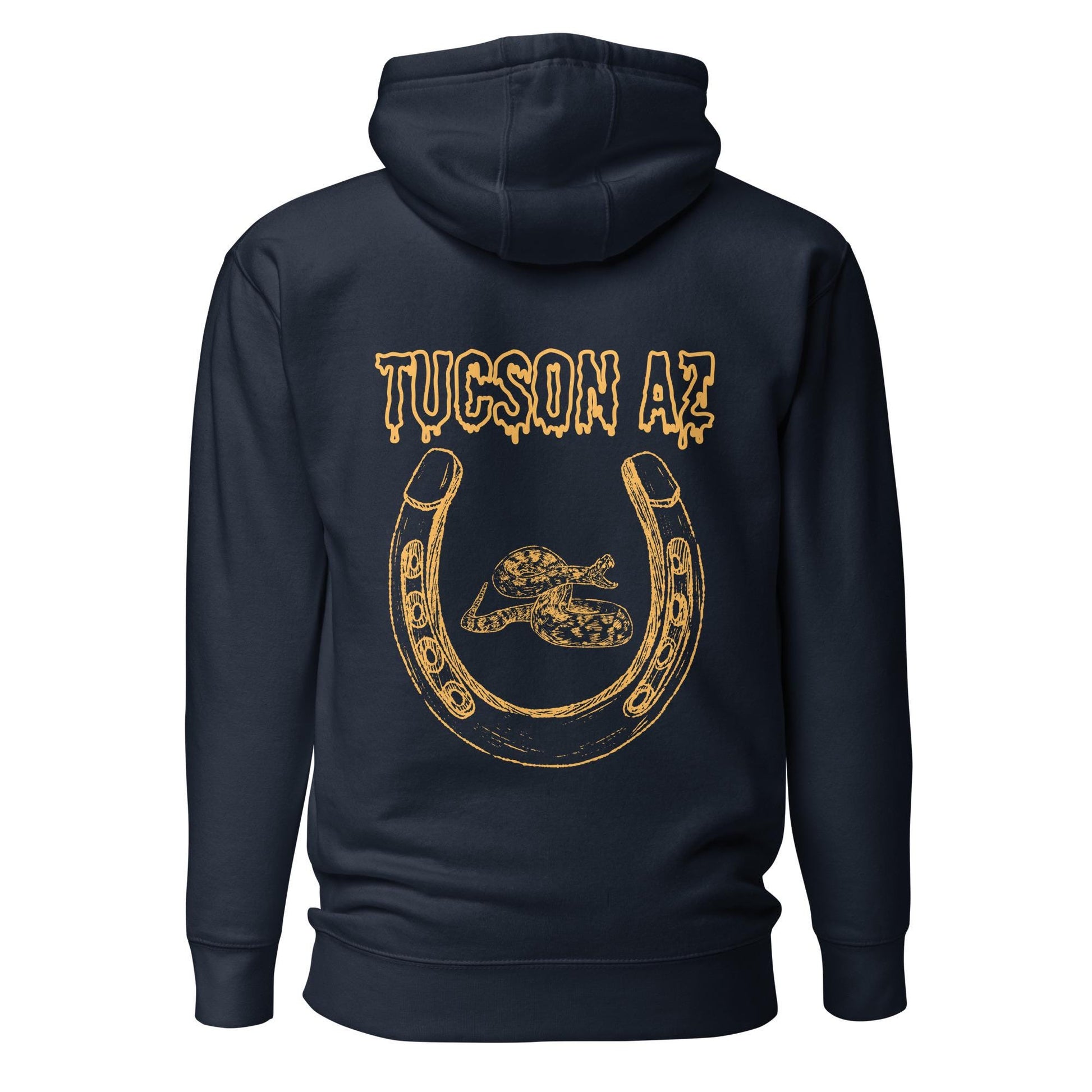 Tucson Hoodie | Horseshoe & Rattlesnake Design | Unisex Pullover | Western Style | Southwest Aesthetic, Local Love Gear
