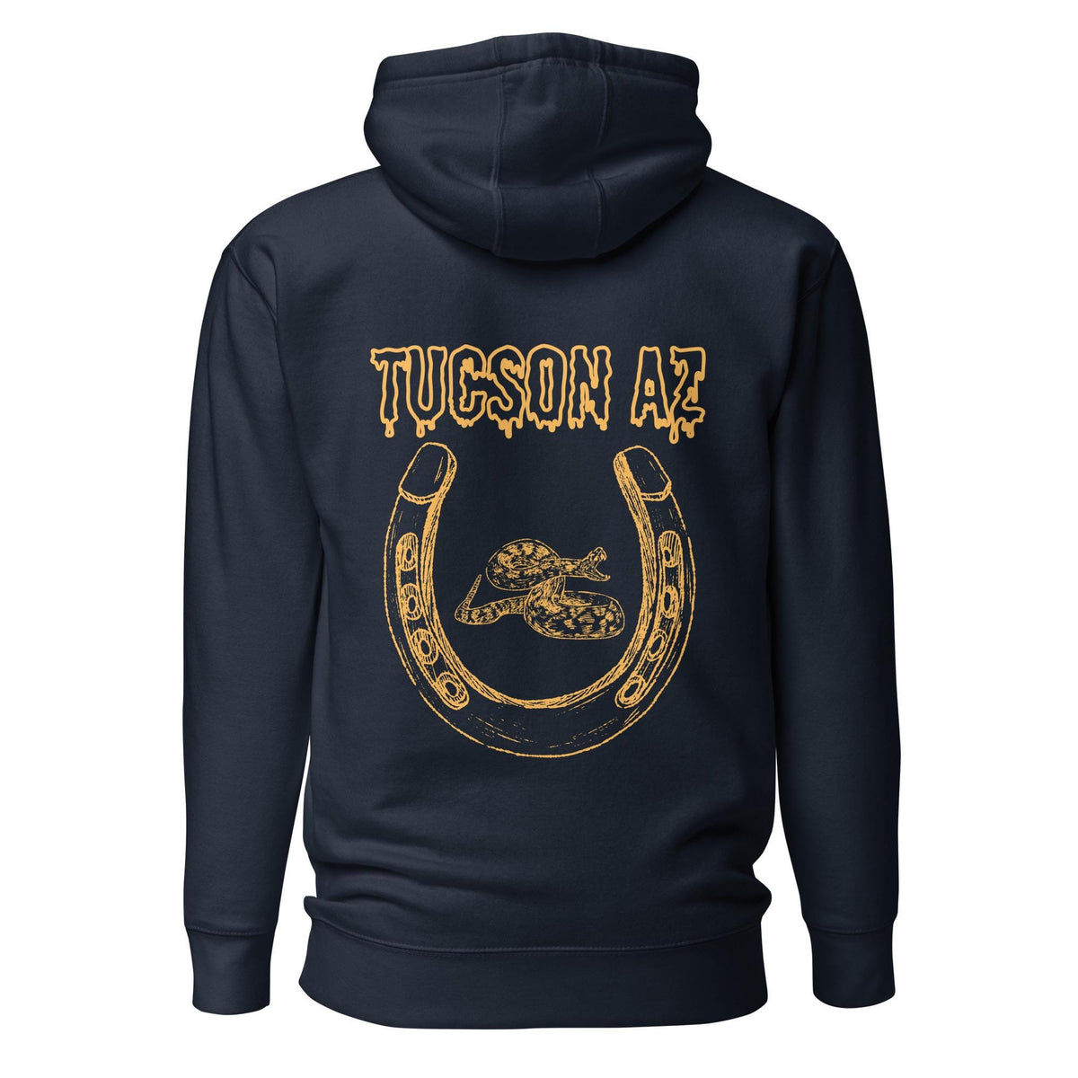 Tucson Hoodie | Horseshoe & Rattlesnake Design | Unisex Pullover | Western Style | Southwest Aesthetic, Local Love Gear