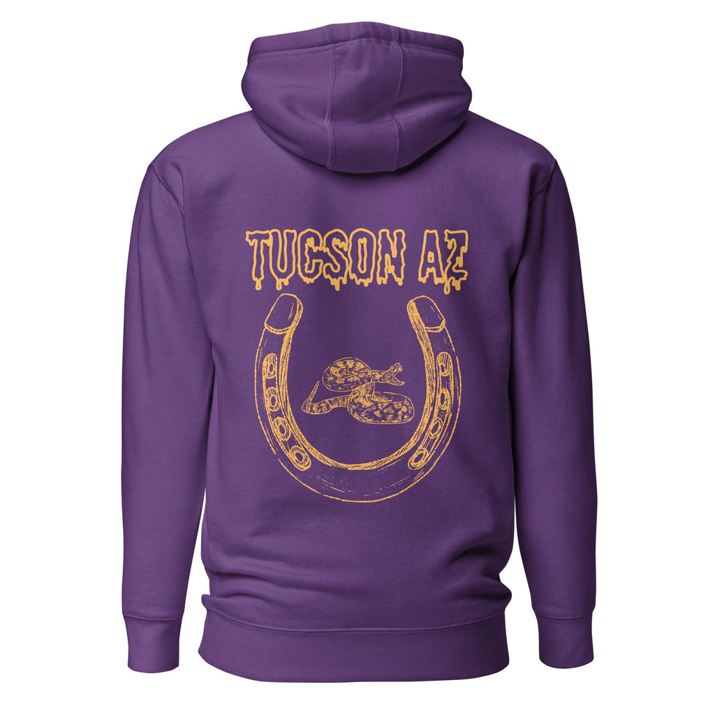 Tucson Hoodie | Horseshoe & Rattlesnake Design | Unisex Pullover | Western Style | Southwest Aesthetic, Local Love Gear