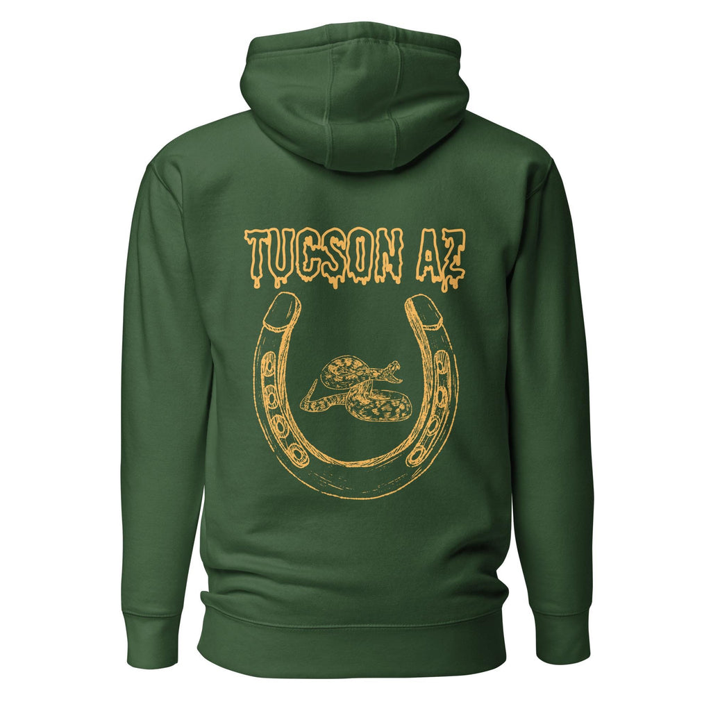 Tucson Hoodie | Horseshoe & Rattlesnake Design | Unisex Pullover | Western Style | Southwest Aesthetic, Local Love Gear
