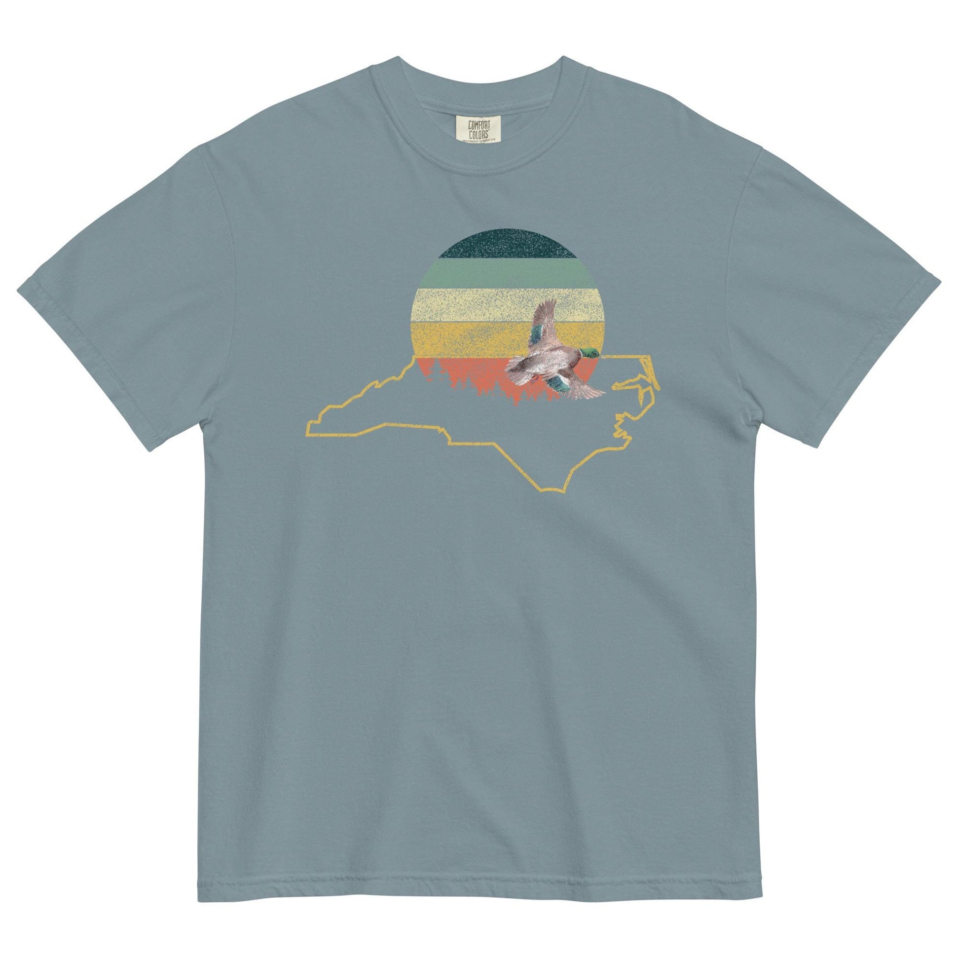 North Carolina Love | Vintage Sunshine Tee | Cottagecore Duck Design | Comfort Colors Tee