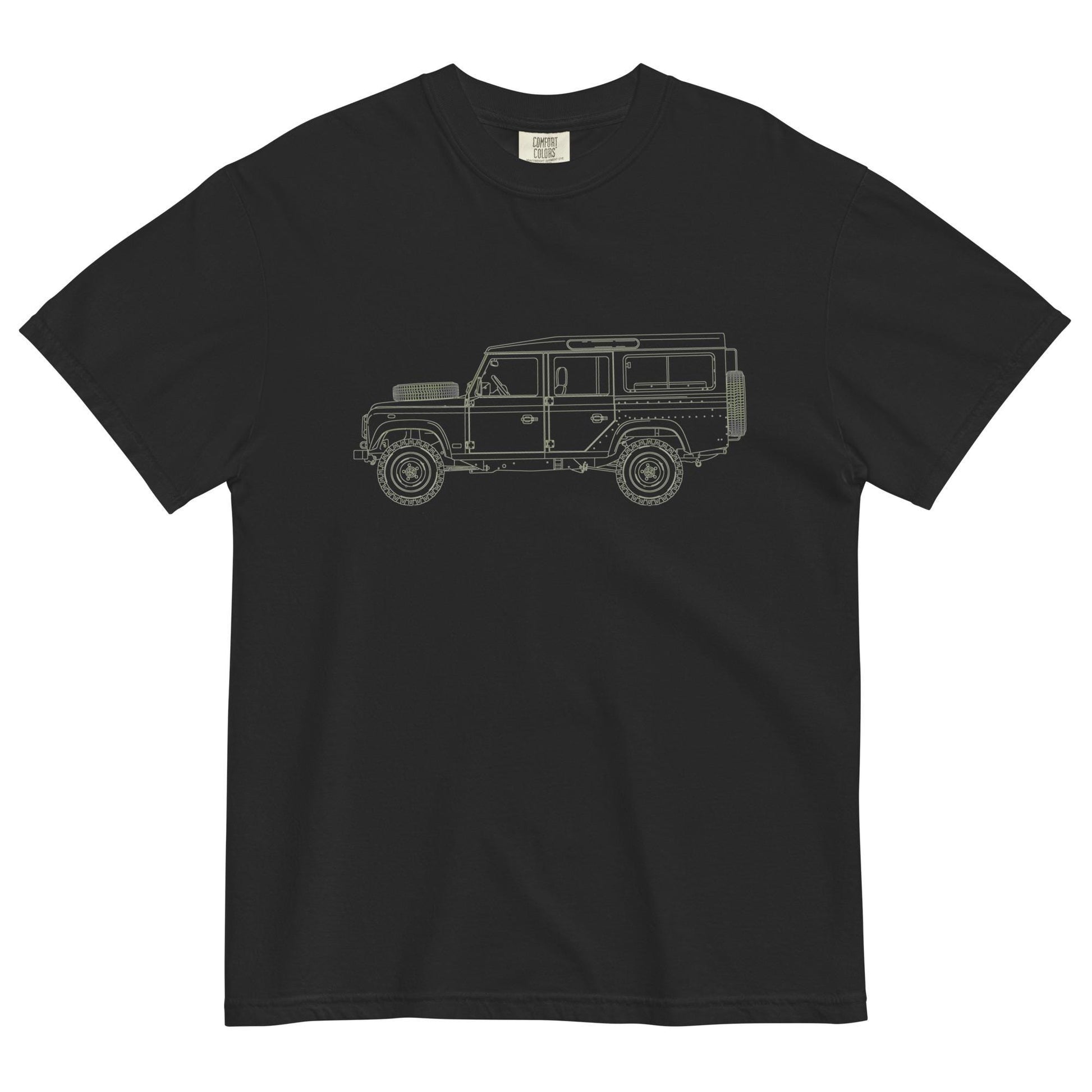 Defender Comfort Colors Tee | Rover Lovers T-Shirt | Unisex Vintage Car Apparel
