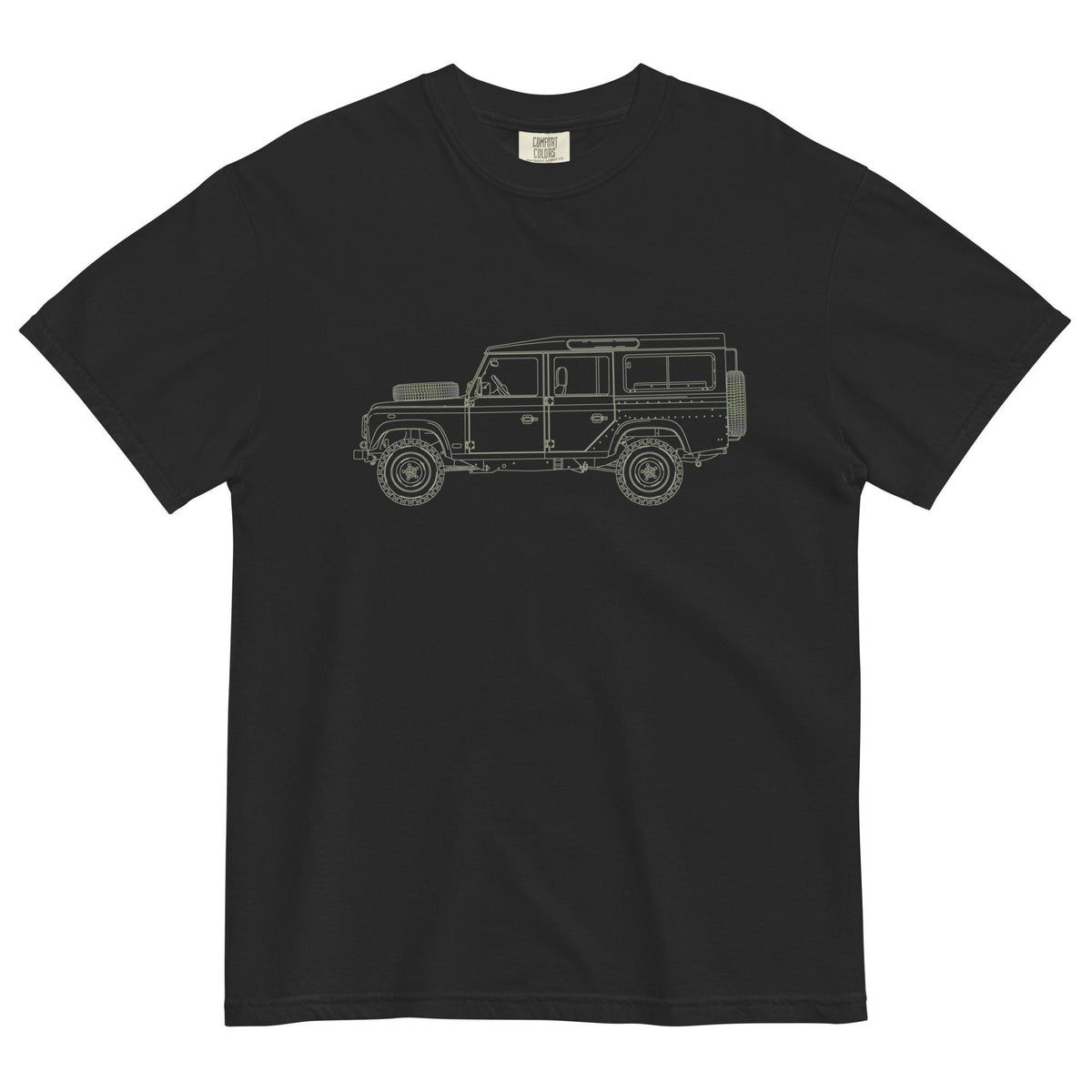 Defender Comfort Colors Tee | Rover Lovers T-Shirt | Unisex Vintage Car Apparel