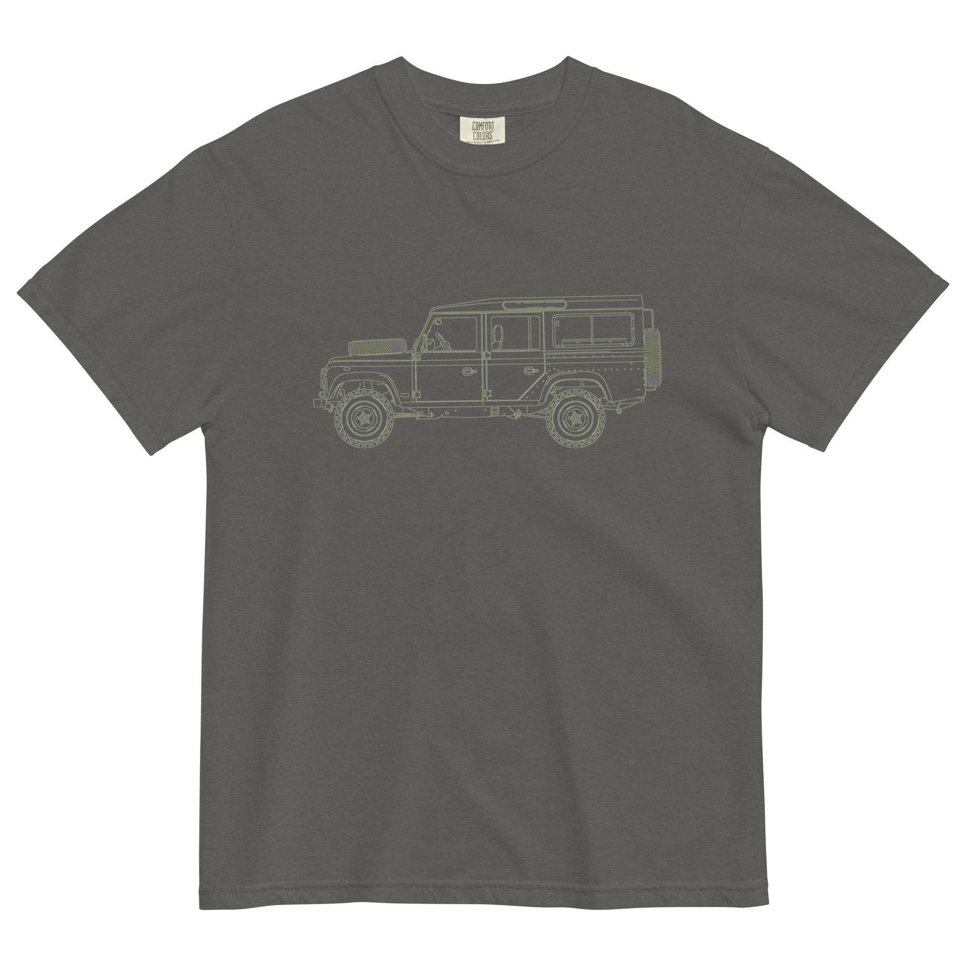 Defender Comfort Colors Tee | Rover Lovers T-Shirt | Unisex Vintage Car Apparel
