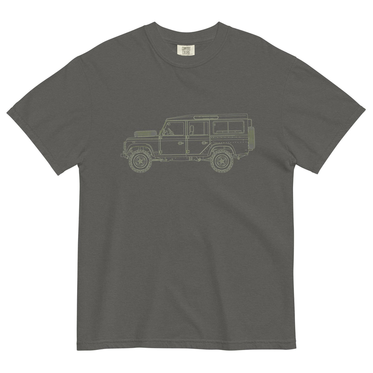 Defender Comfort Colors Tee | Rover Lovers T-Shirt | Unisex Vintage Car Apparel