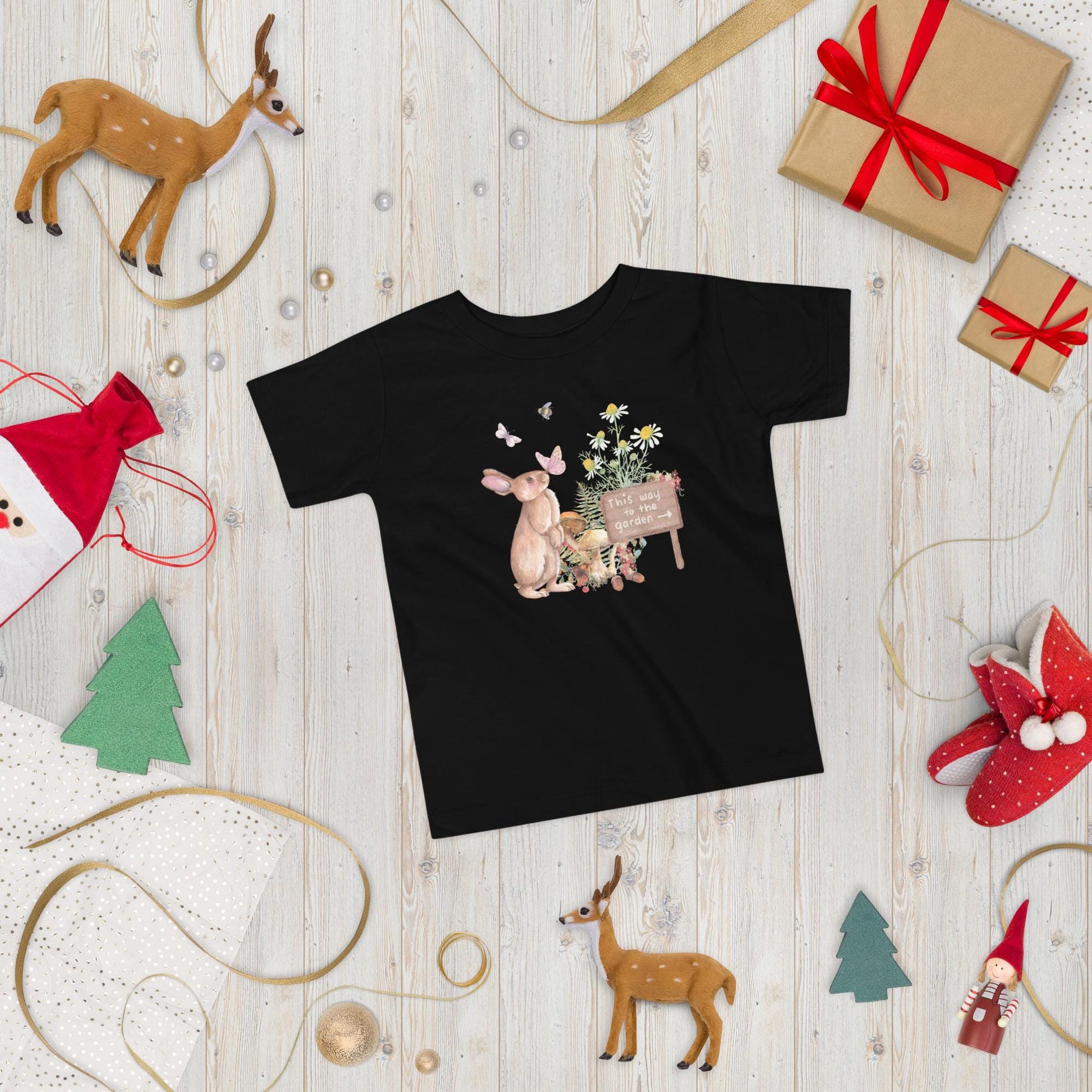 Cottagecore Garden Toddler Tee | Soft Cotton Shirt for Kids | Floral Print Tee | Adorable Spring Outfit for Little Ones