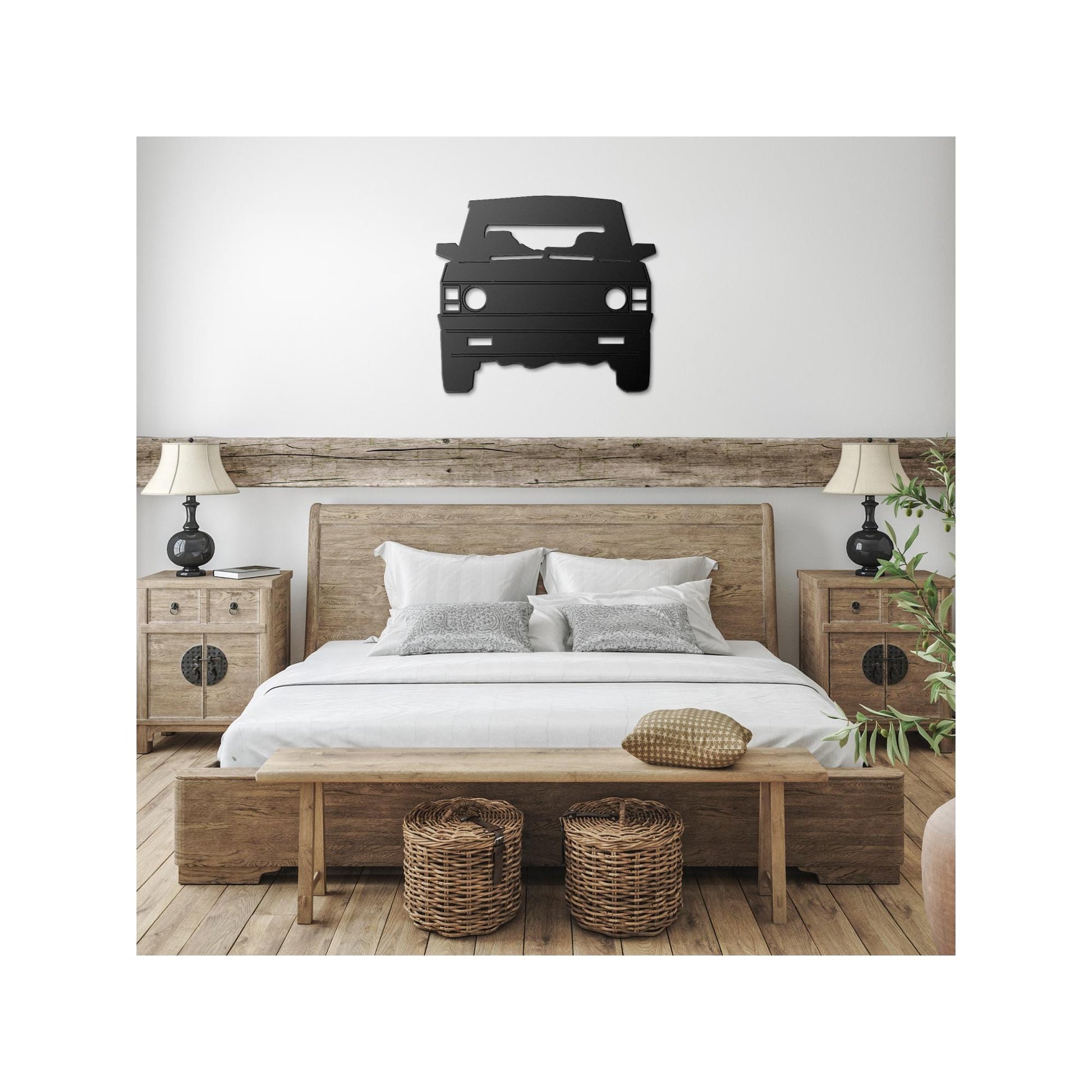 Luxury Range Rover Classic Metal Wall Art | Land Rover Garage Decor | 18 Gauge Steel | Vintage Car Enthusiast Gift | Rustic Home Decoration