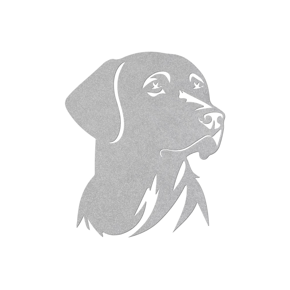 Labrador Metal Sign | Premium 18 Gauge Steel Wall Art | Luxury Rustic Dog Decor | Indoor & Outdoor Wall Hanging | Gift for Dog Lovers