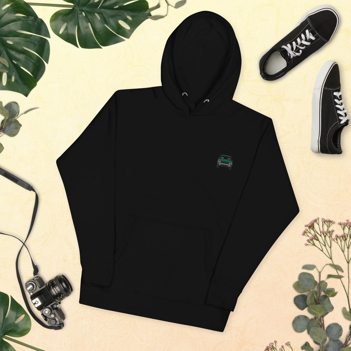 Embroidered Rover Hoodie | Range Rover Classic Pullover | Unisex Jacket for Vintage Car Enthusiasts & Fans