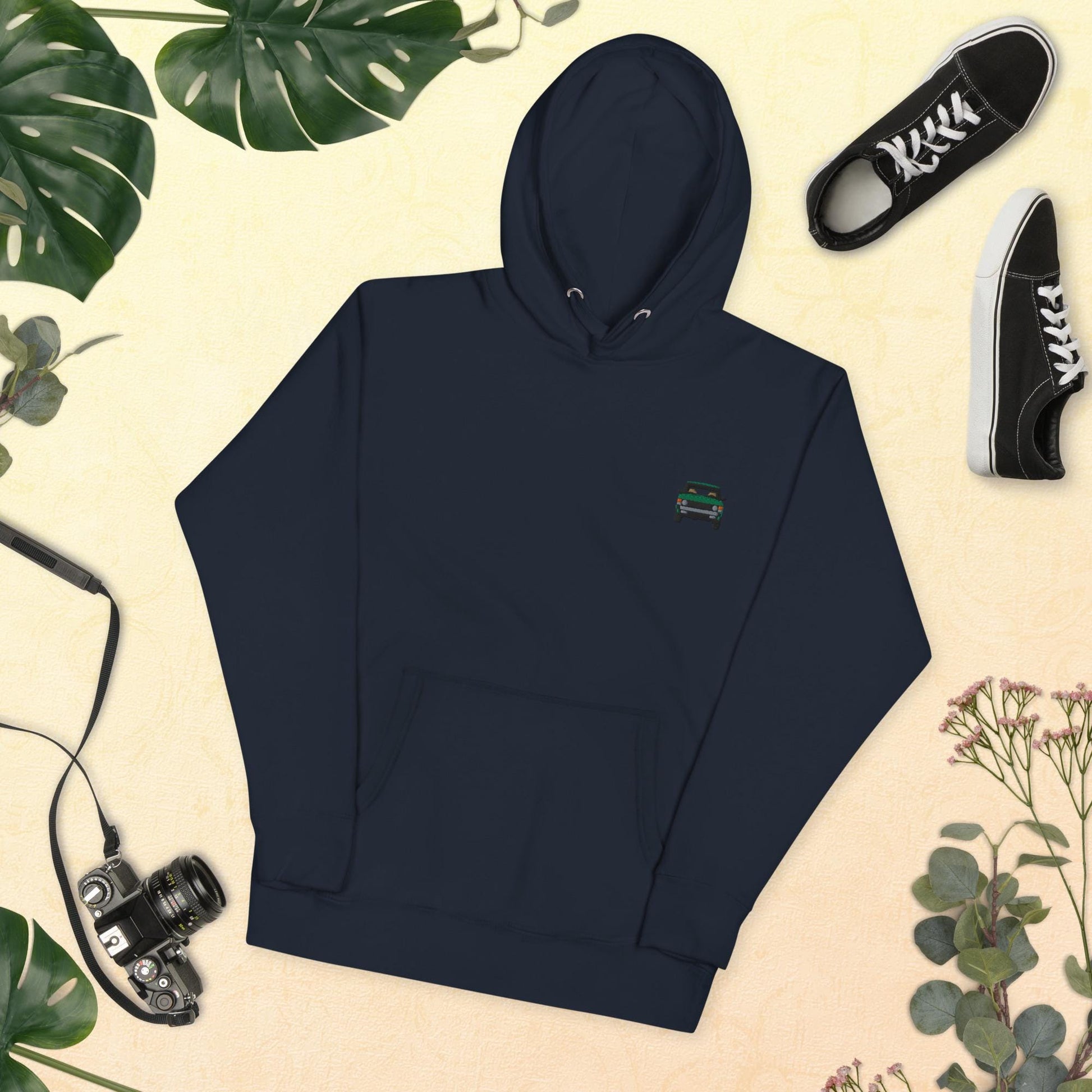 Embroidered Rover Hoodie | Range Rover Classic Pullover | Unisex Jacket for Vintage Car Enthusiasts & Fans