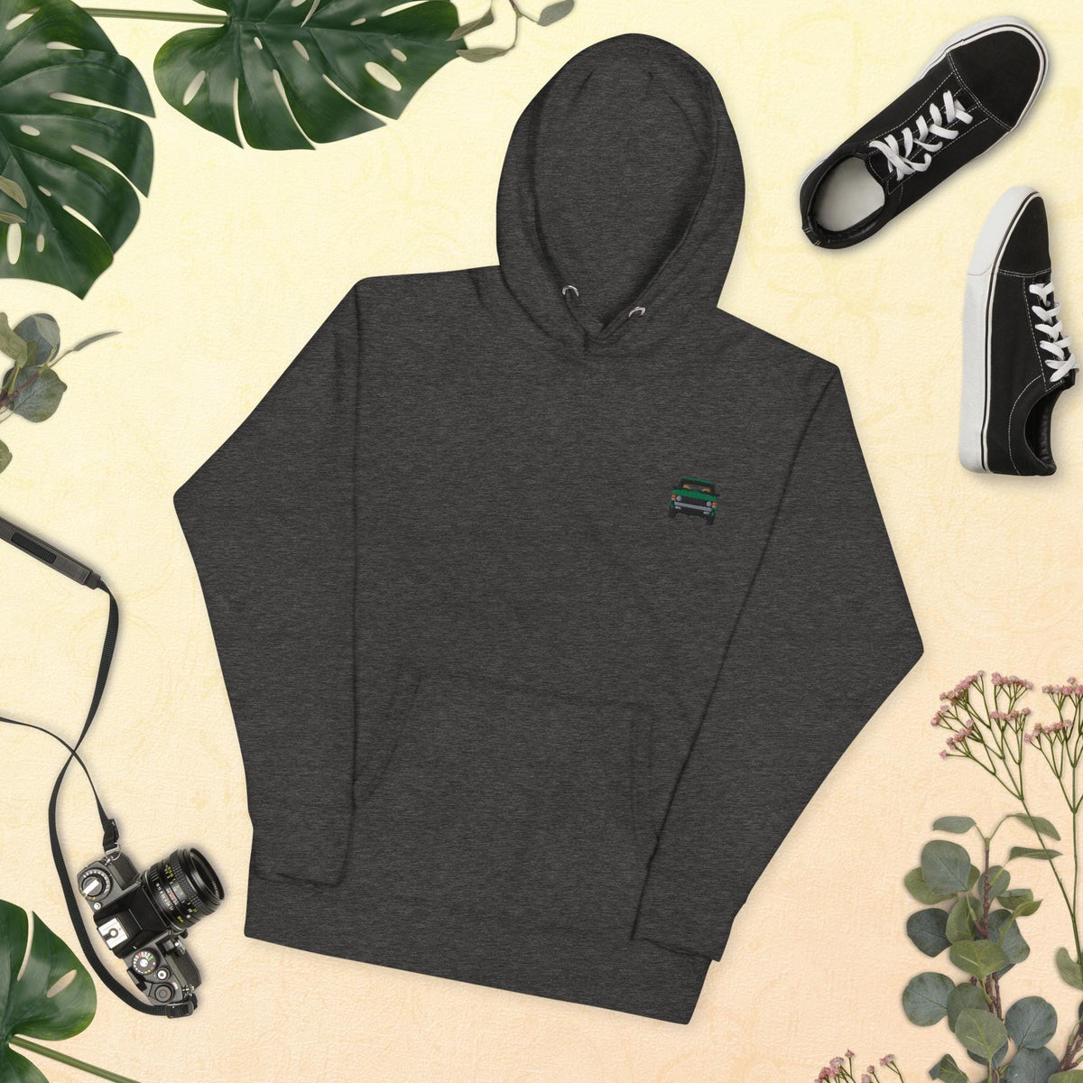 Embroidered Rover Hoodie | Range Rover Classic Pullover | Unisex Jacket for Vintage Car Enthusiasts & Fans
