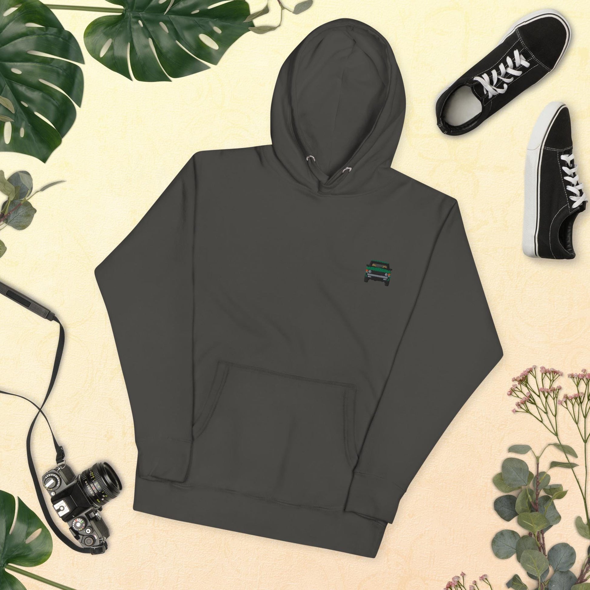 Embroidered Rover Hoodie | Range Rover Classic Pullover | Unisex Jacket for Vintage Car Enthusiasts & Fans