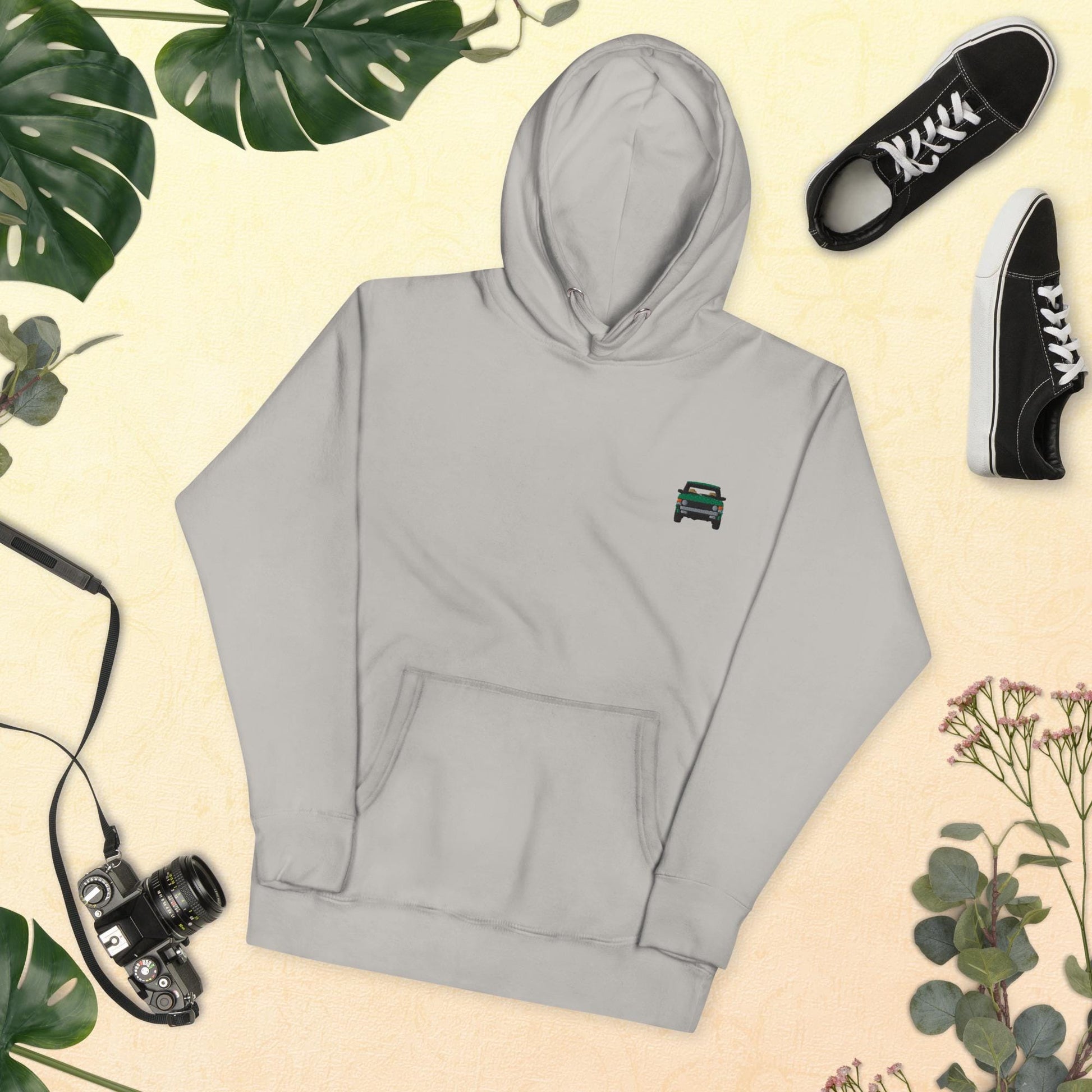 Embroidered Rover Hoodie | Range Rover Classic Pullover | Unisex Jacket for Vintage Car Enthusiasts & Fans
