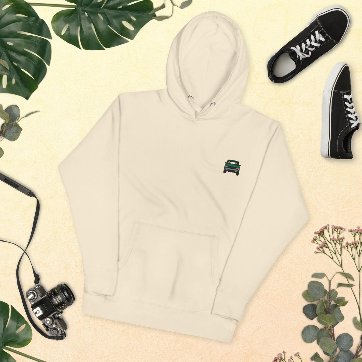 Embroidered Rover Hoodie | Range Rover Classic Pullover | Unisex Jacket for Vintage Car Enthusiasts & Fans