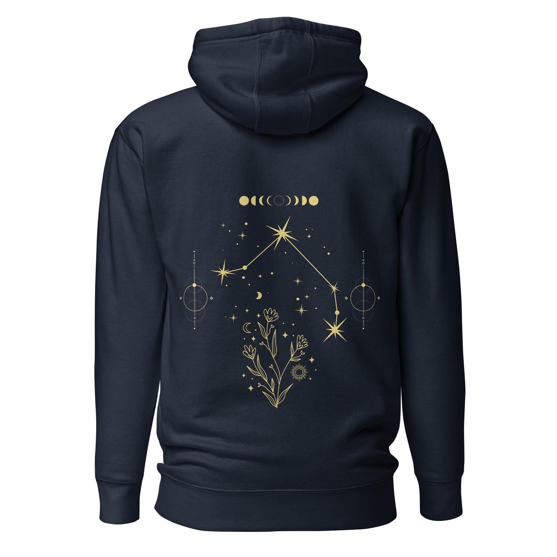 Libra Hoodie | Astrology Apparel for Zodiac Lovers, Cozy Clothing & Gifts for Stargazers | Celestial Constellation Unisex Pullover
