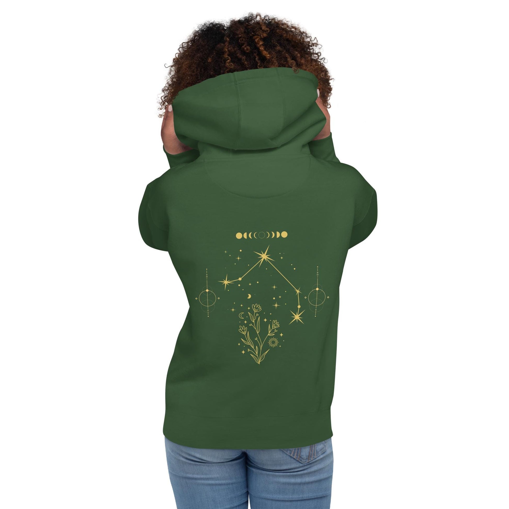 Libra Hoodie | Astrology Apparel for Zodiac Lovers, Cozy Clothing & Gifts for Stargazers | Celestial Constellation Unisex Pullover