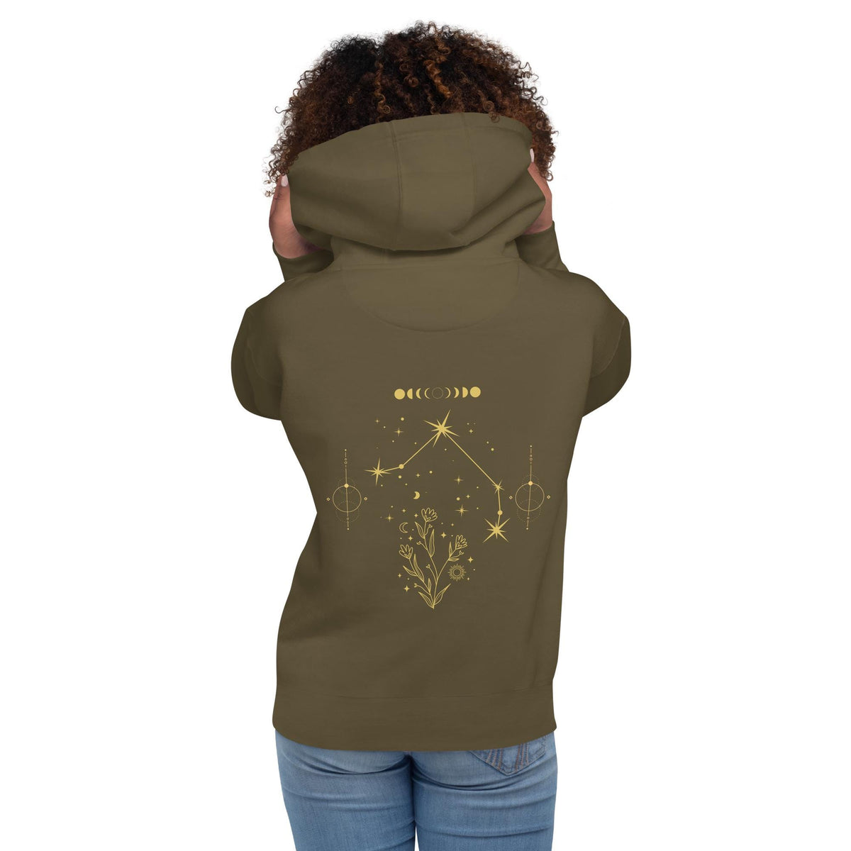 Libra Hoodie | Astrology Apparel for Zodiac Lovers, Cozy Clothing & Gifts for Stargazers | Celestial Constellation Unisex Pullover