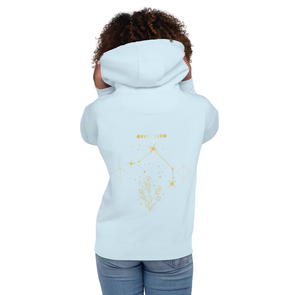 Libra Hoodie | Astrology Apparel for Zodiac Lovers, Cozy Clothing & Gifts for Stargazers | Celestial Constellation Unisex Pullover