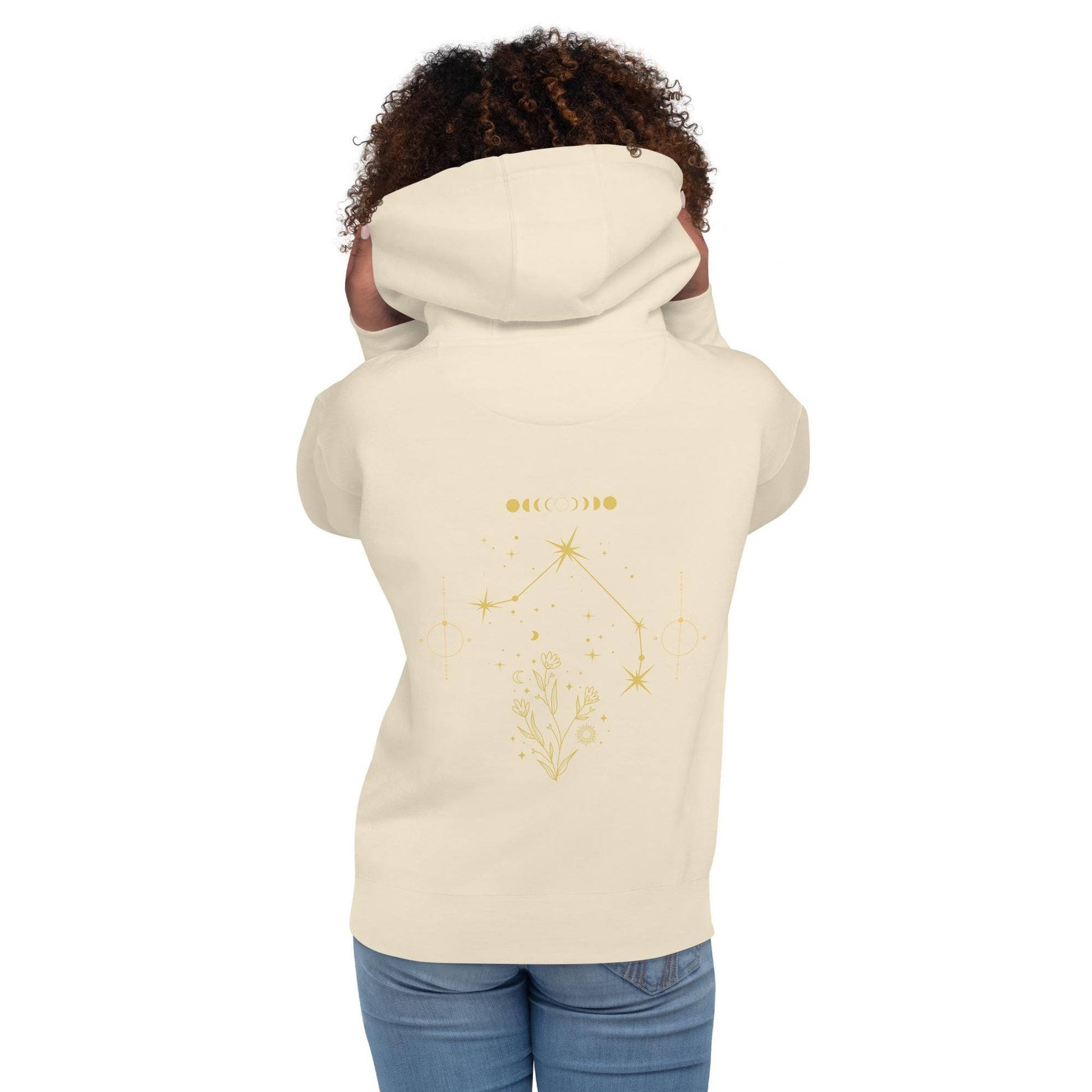 Libra Hoodie | Astrology Apparel for Zodiac Lovers, Cozy Clothing & Gifts for Stargazers | Celestial Constellation Unisex Pullover