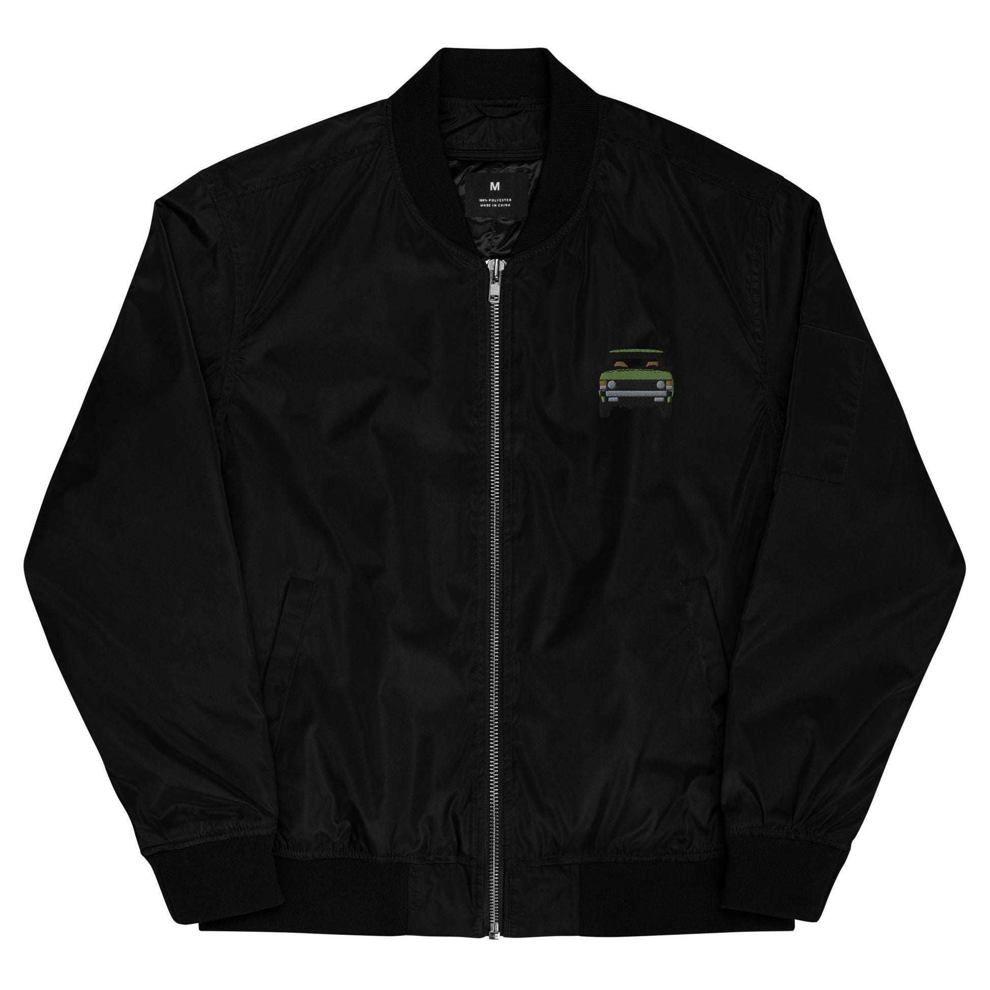 Bomber Jacket | Embroidered Range Rover Classic | Premium Recycled Land Rover Jacket | Stylish & Eco-Friendly Outerwear