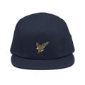 Eagle in Flight Five Panel Cap | Embroidered Hat for Outdoor Enthusiasts & Nature Lovers | Unique Gift Idea for Bird Lovers